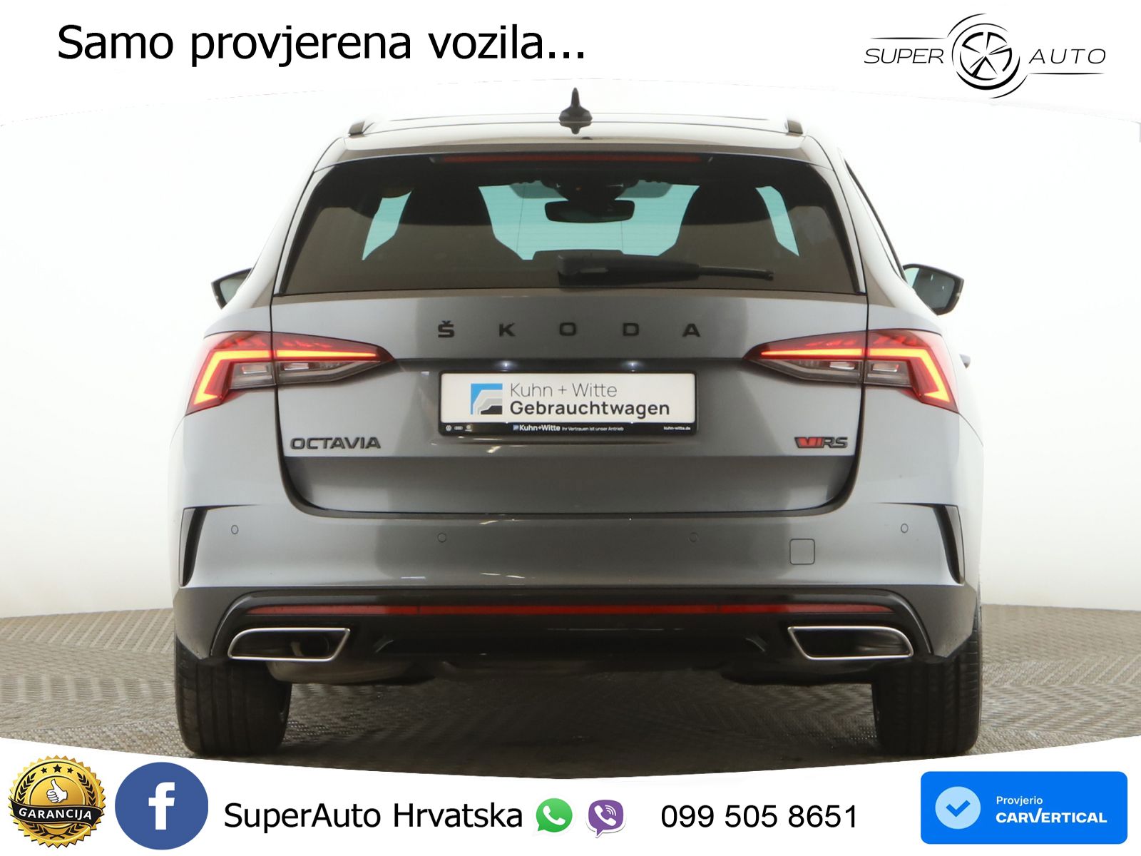Škoda Octavia Combi RS 2.0 TDI (200 KS) 4x4 DSG LED+GR SJED+ACC
