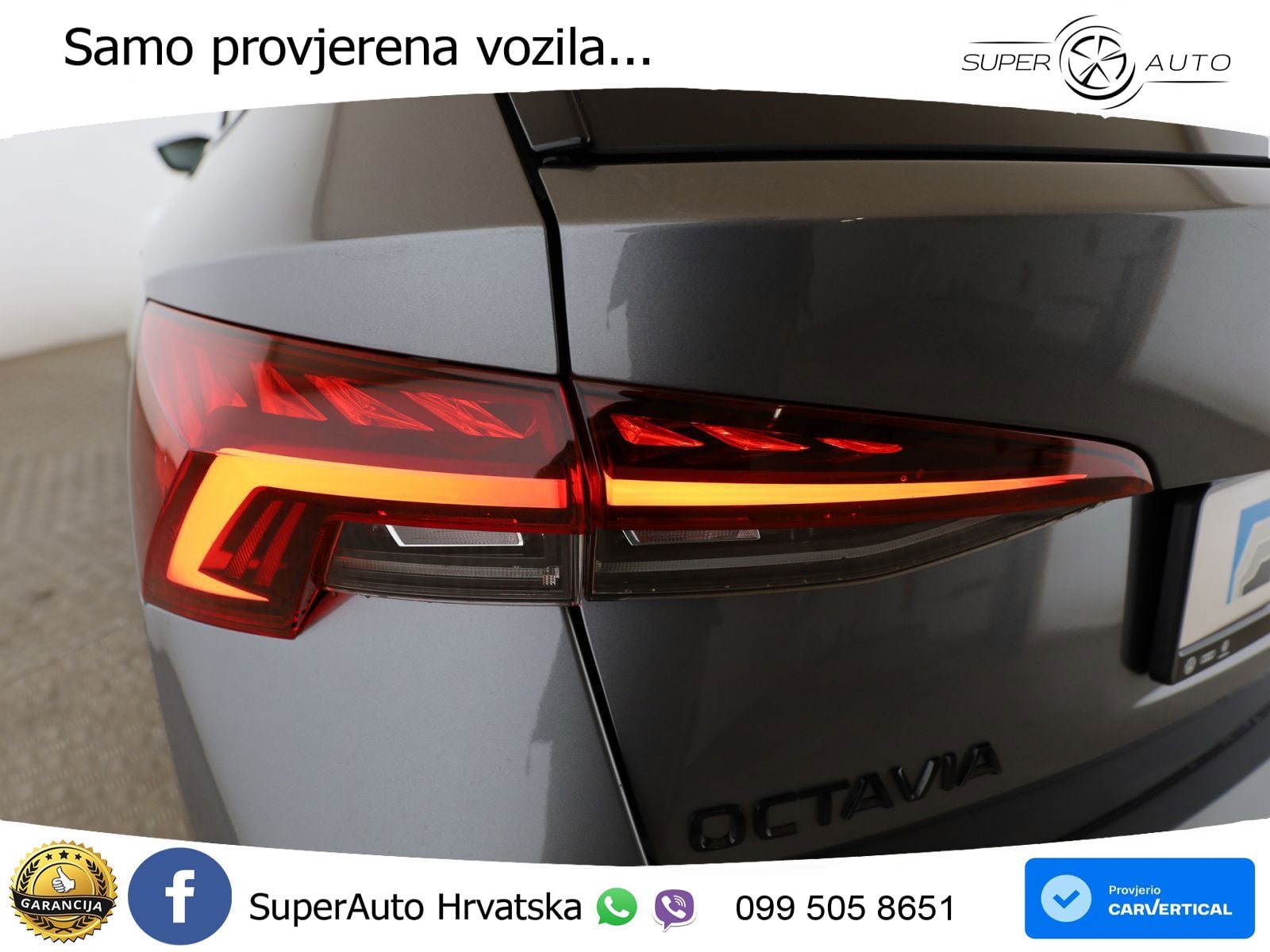 Škoda Octavia Combi RS 2.0 TDI (200 KS) 4x4 DSG LED+GR SJED+ACC