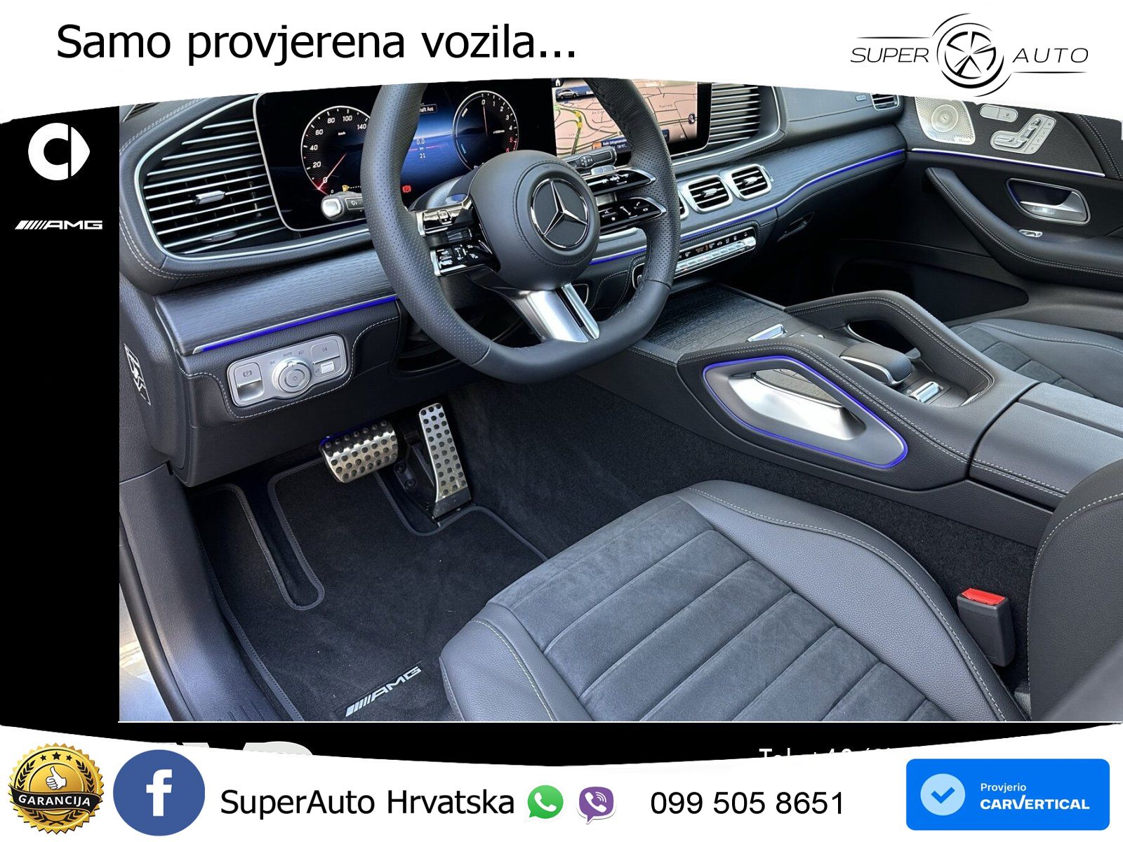 Mercedes GLE Coupe 350de (333 KS) 4MATIC 9G-TRONIC AMG ZRAČNI+ACC+GR SJED+KAM+PANO