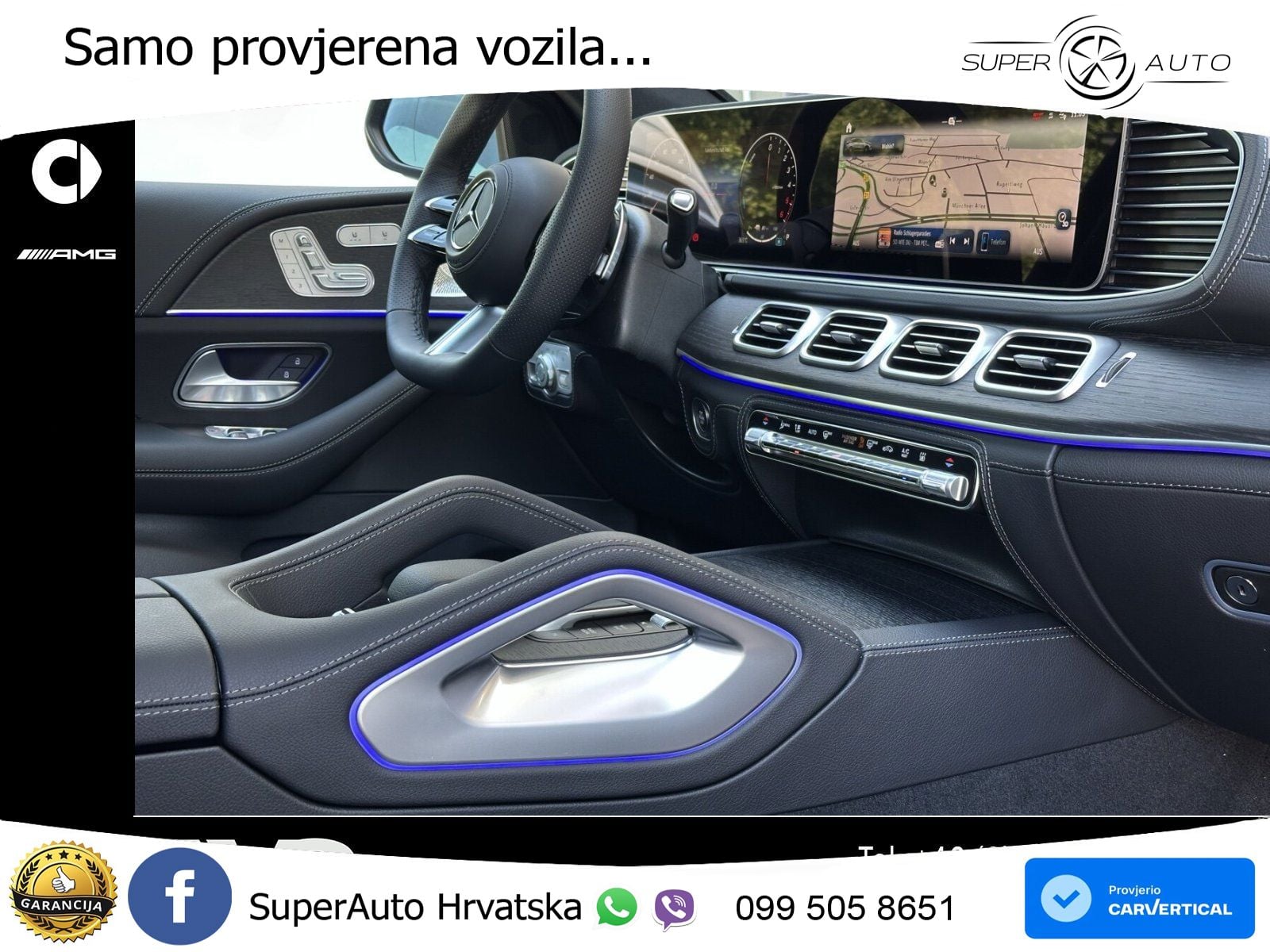 Mercedes GLE Coupe 350de (333 KS) 4MATIC 9G-TRONIC AMG ZRAČNI+ACC+GR SJED+KAM+PANO