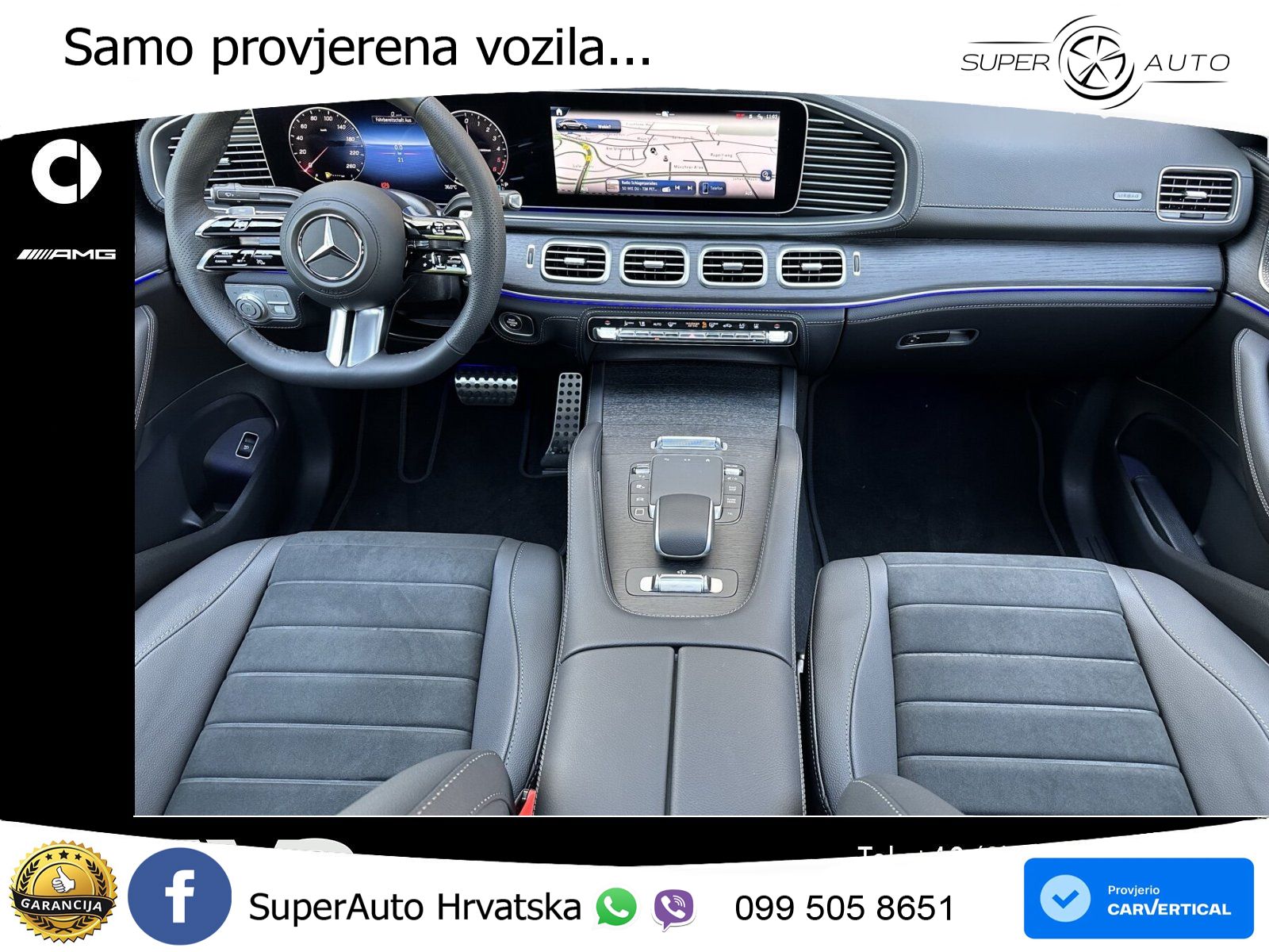 Mercedes GLE Coupe 350de (333 KS) 4MATIC 9G-TRONIC AMG ZRAČNI+ACC+GR SJED+KAM+PANO
