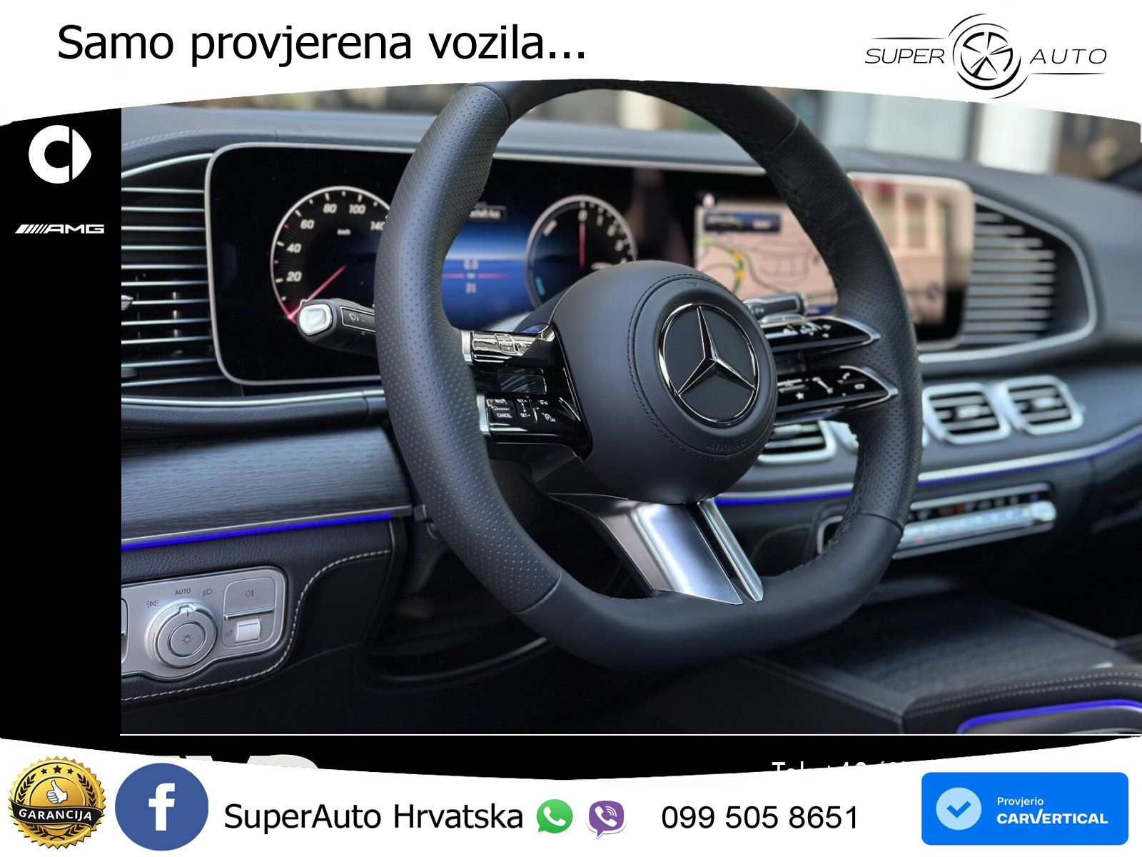 Mercedes GLE Coupe 350de (333 KS) 4MATIC 9G-TRONIC AMG ZRAČNI+ACC+GR SJED+KAM+PANO