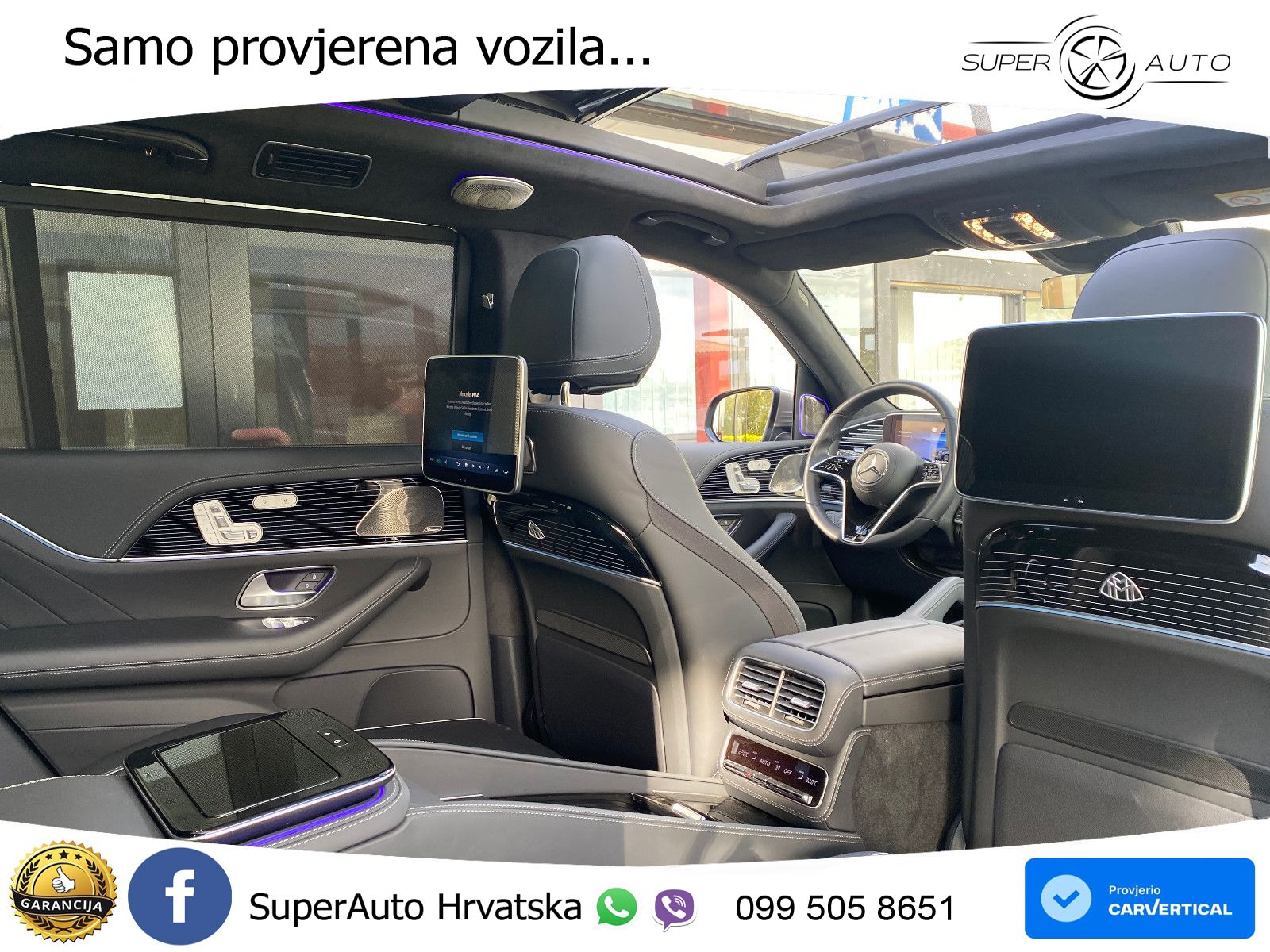 Mercedes Maybach GLS 600 V8 (557 KS) EQ Boost 4MATIC 9G-TRONIC ACC+HEAD+4xGR SJED+360+PANO