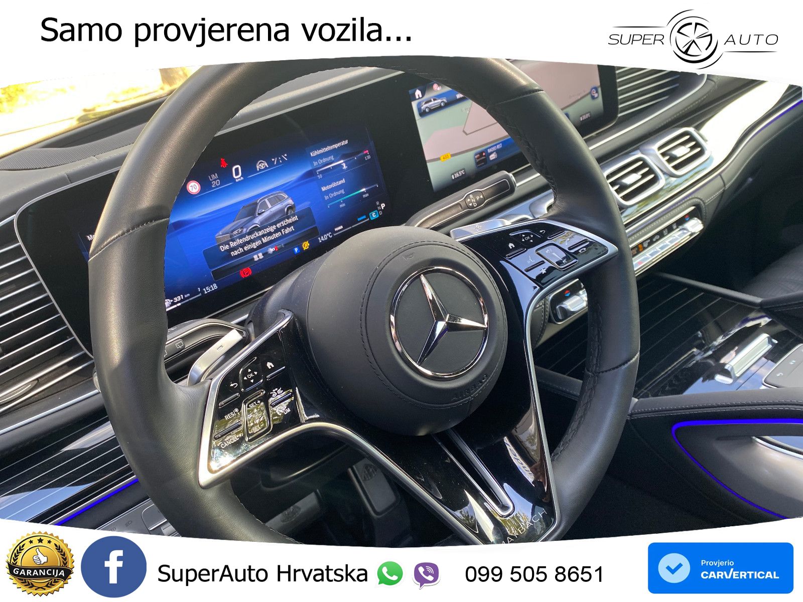 Mercedes Maybach GLS 600 V8 (557 KS) EQ Boost 4MATIC 9G-TRONIC ACC+HEAD+4xGR SJED+360+PANO