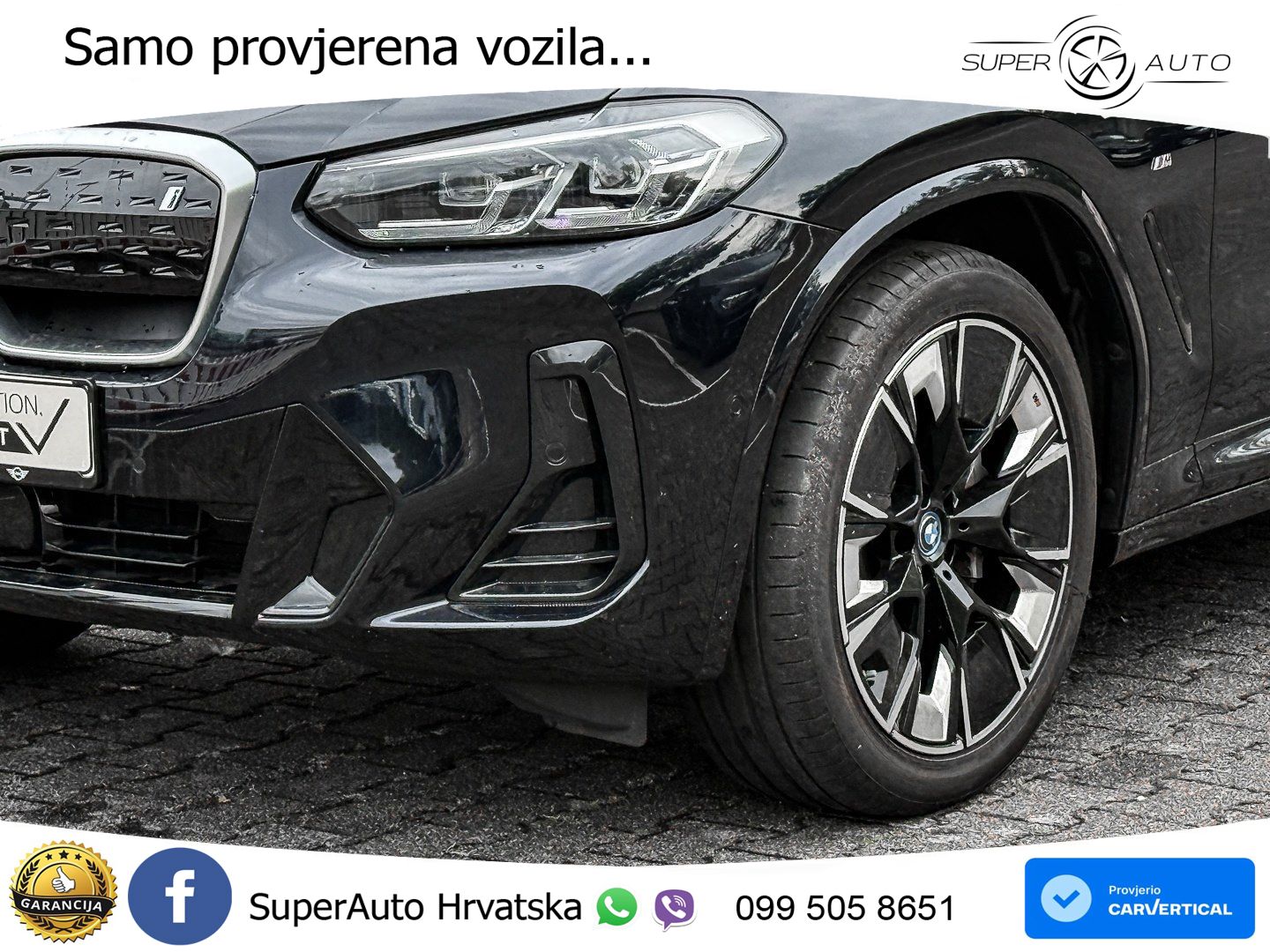 BMW iX3 80 kWh (286 KS) ACC+HEAD+GR SJED+360+PANO