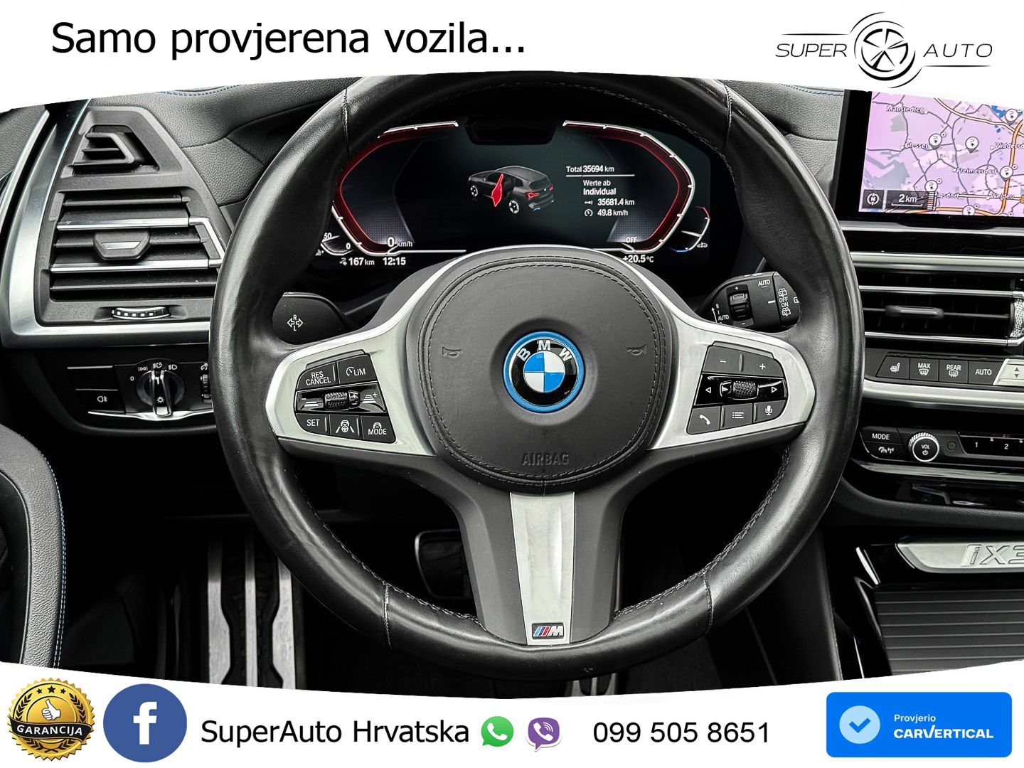 BMW iX3 80 kWh (286 KS) ACC+HEAD+GR SJED+360+PANO