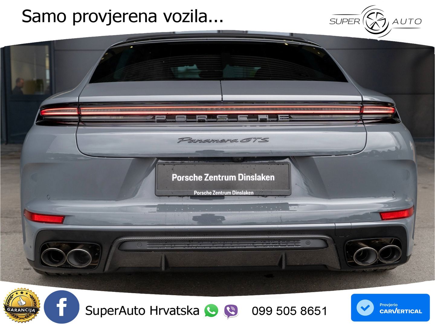 Porsche Panamera GTS 4.0 V8 (500 KS) PDK LED+GR SJED+ACC