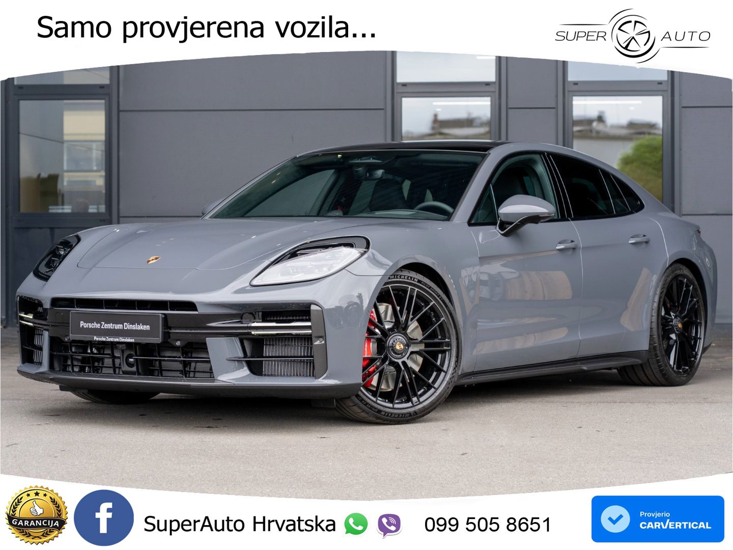 Porsche Panamera GTS 4.0 V8 (500 KS) PDK LED+GR SJED+ACC