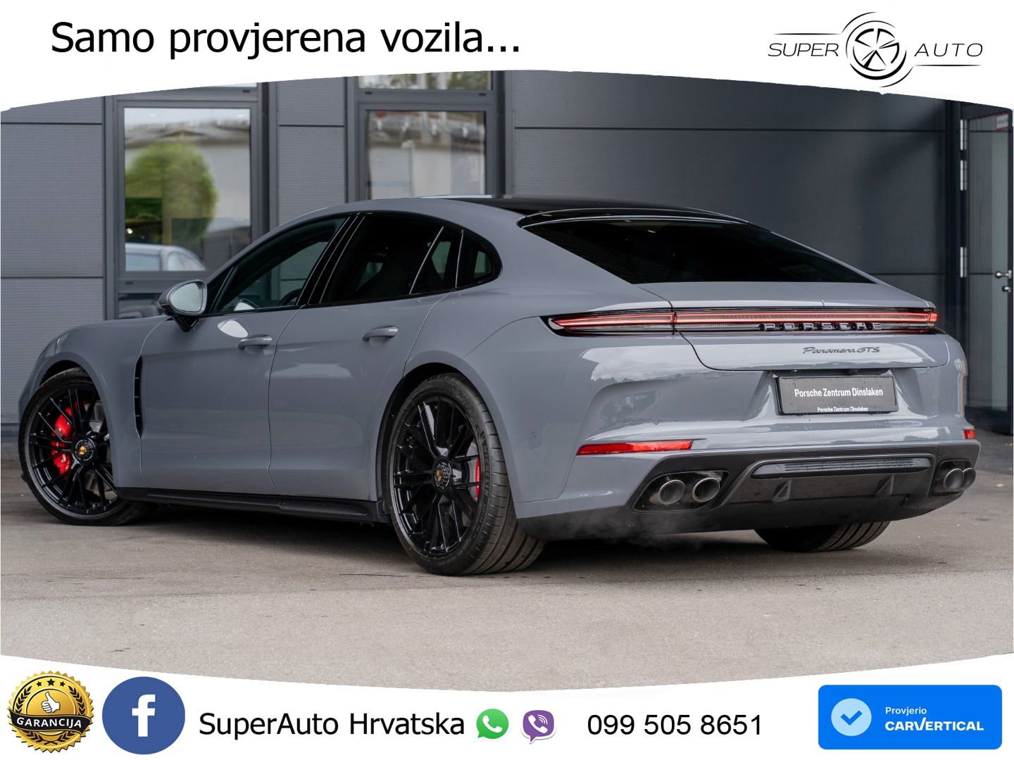 Porsche Panamera GTS 4.0 V8 (500 KS) PDK LED+GR SJED+ACC