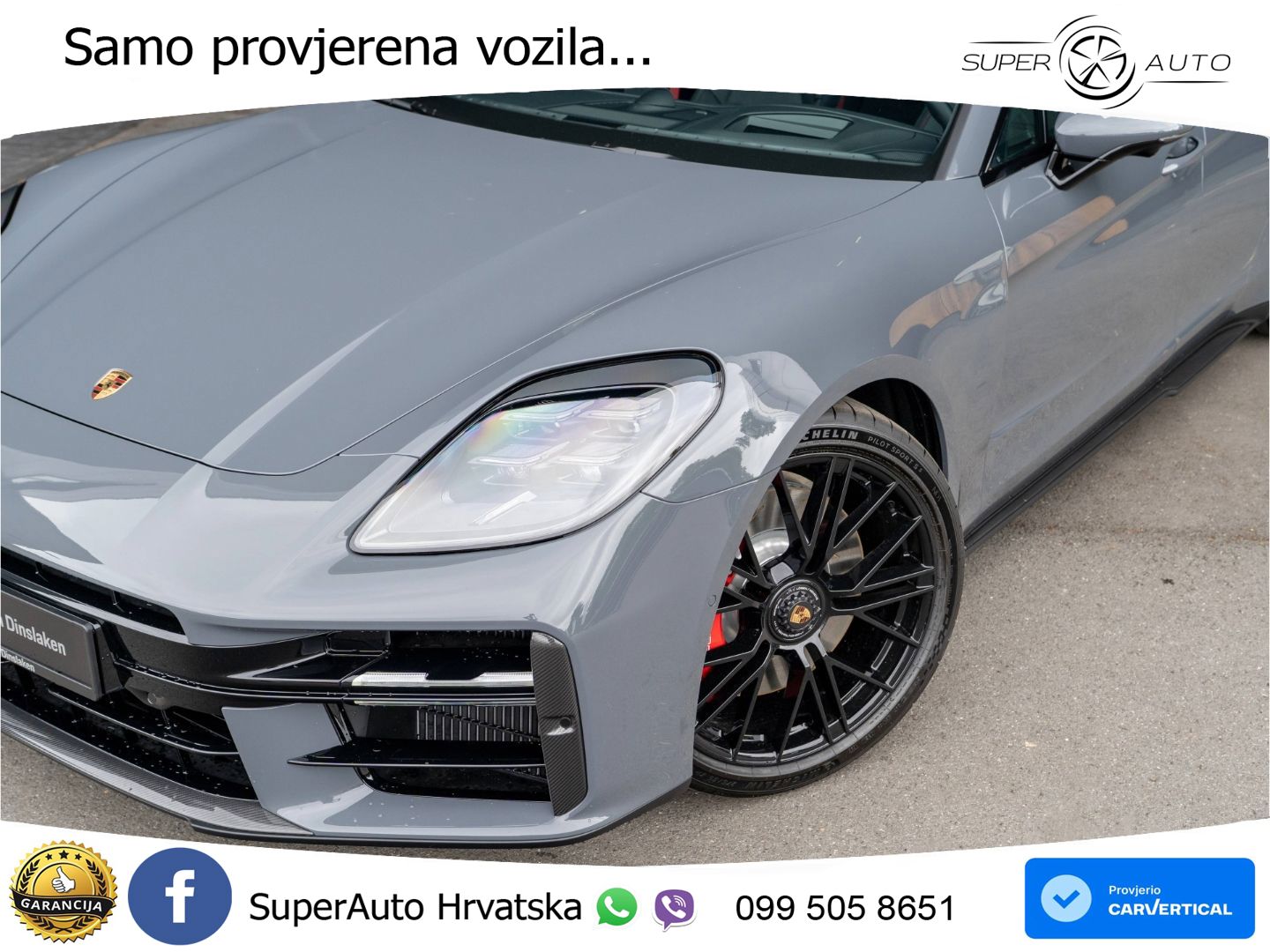 Porsche Panamera GTS 4.0 V8 (500 KS) PDK LED+GR SJED+ACC