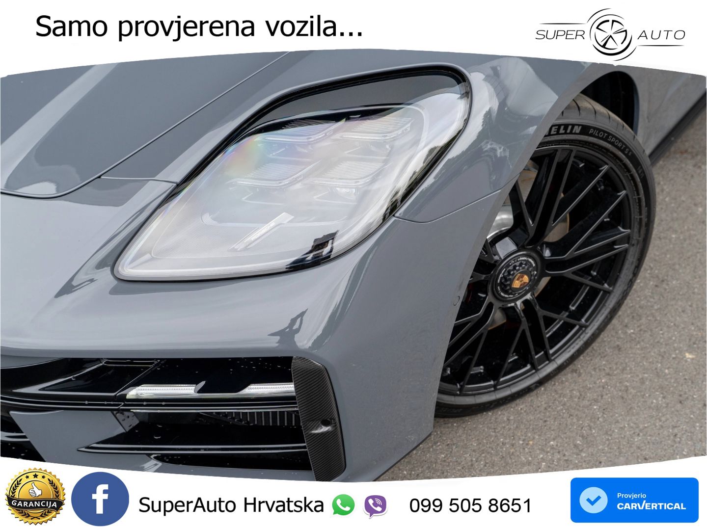 Porsche Panamera GTS 4.0 V8 (500 KS) PDK LED+GR SJED+ACC