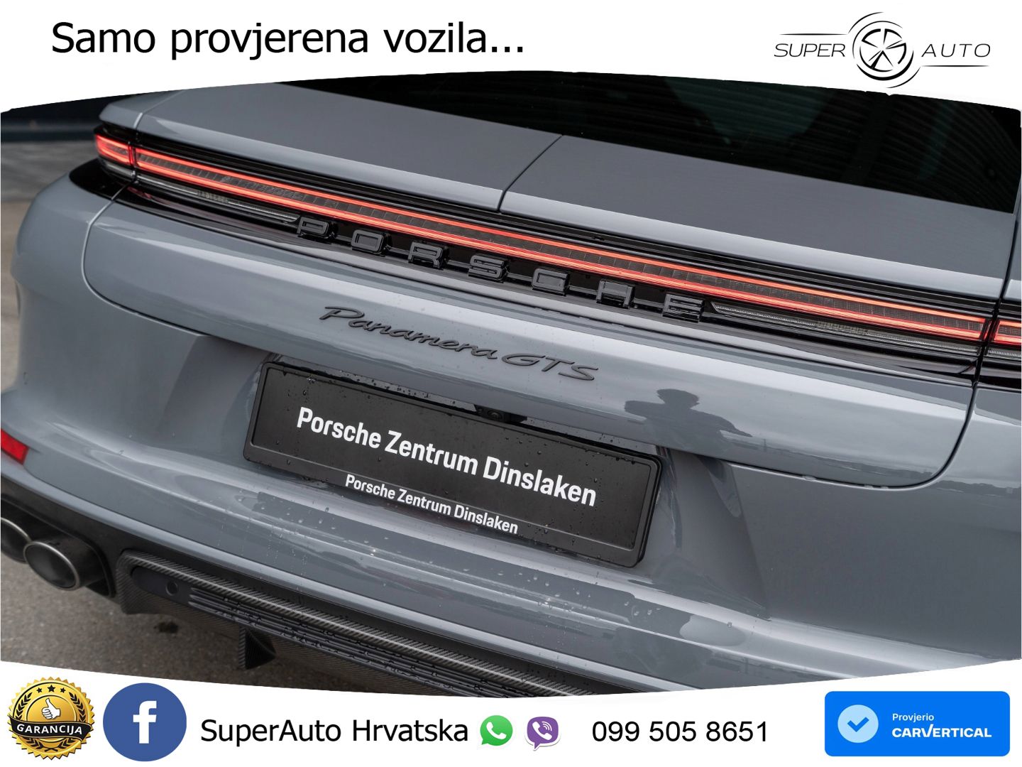 Porsche Panamera GTS 4.0 V8 (500 KS) PDK LED+GR SJED+ACC