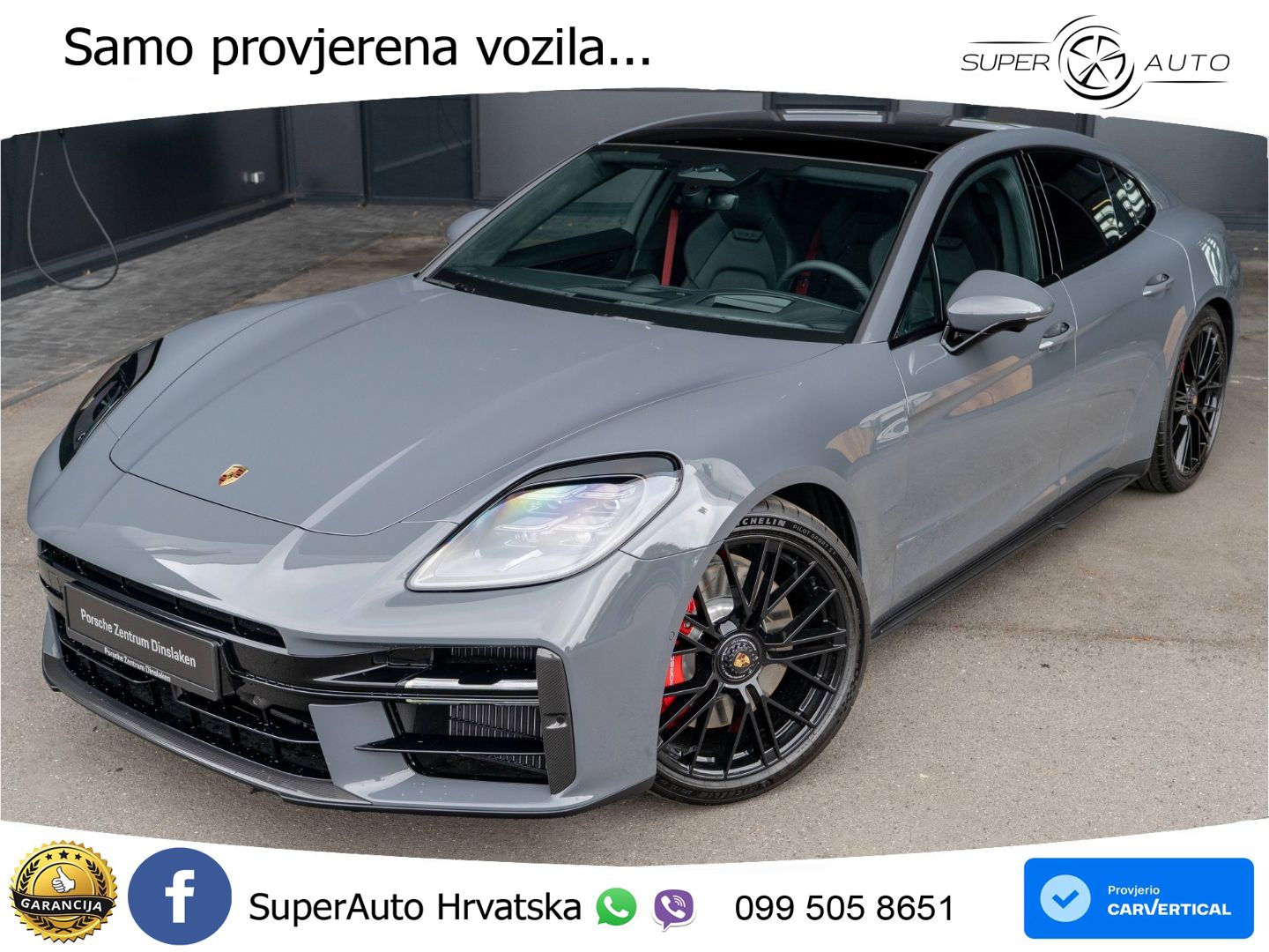 Porsche Panamera GTS 4.0 V8 (500 KS) PDK LED+GR SJED+ACC