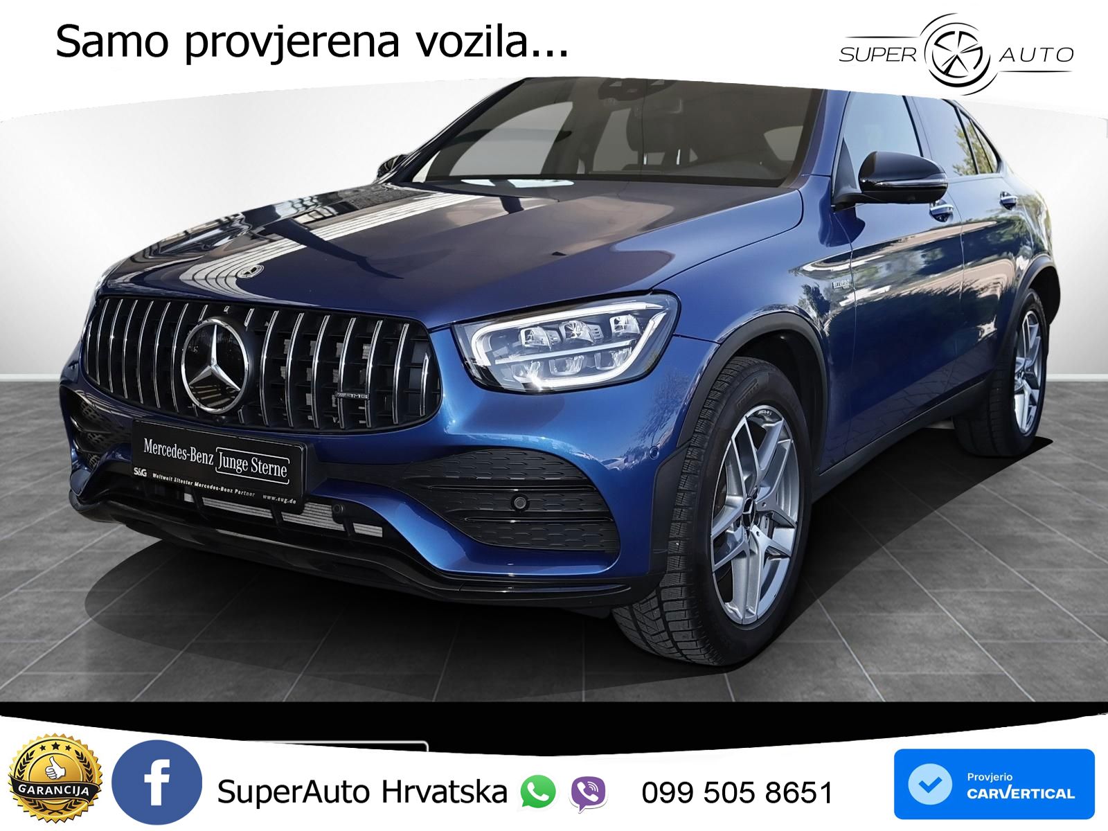 Mercedes GLC Coupe AMG 43 V6 (390 KS) 4MATIC TCT LED+GR SJED+ACC