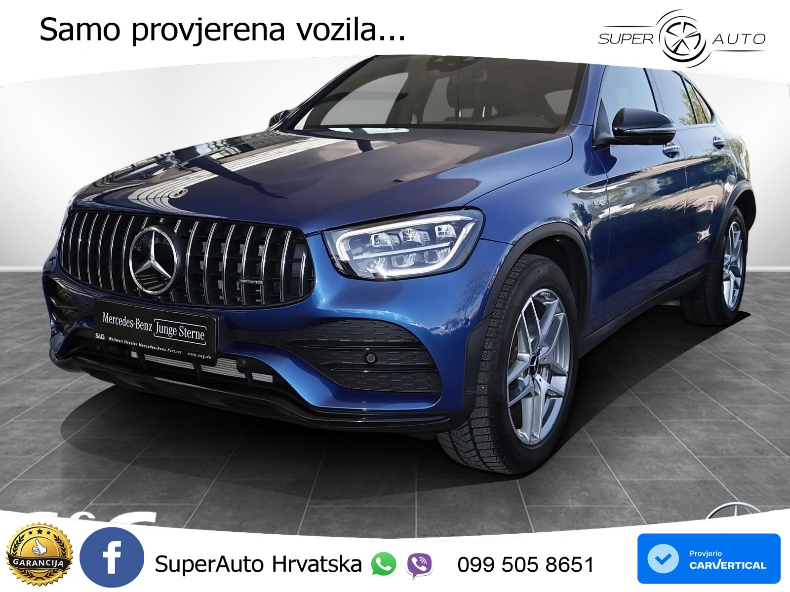 Mercedes GLC Coupe AMG 43 V6 (390 KS) 4MATIC TCT LED+GR SJED+ACC