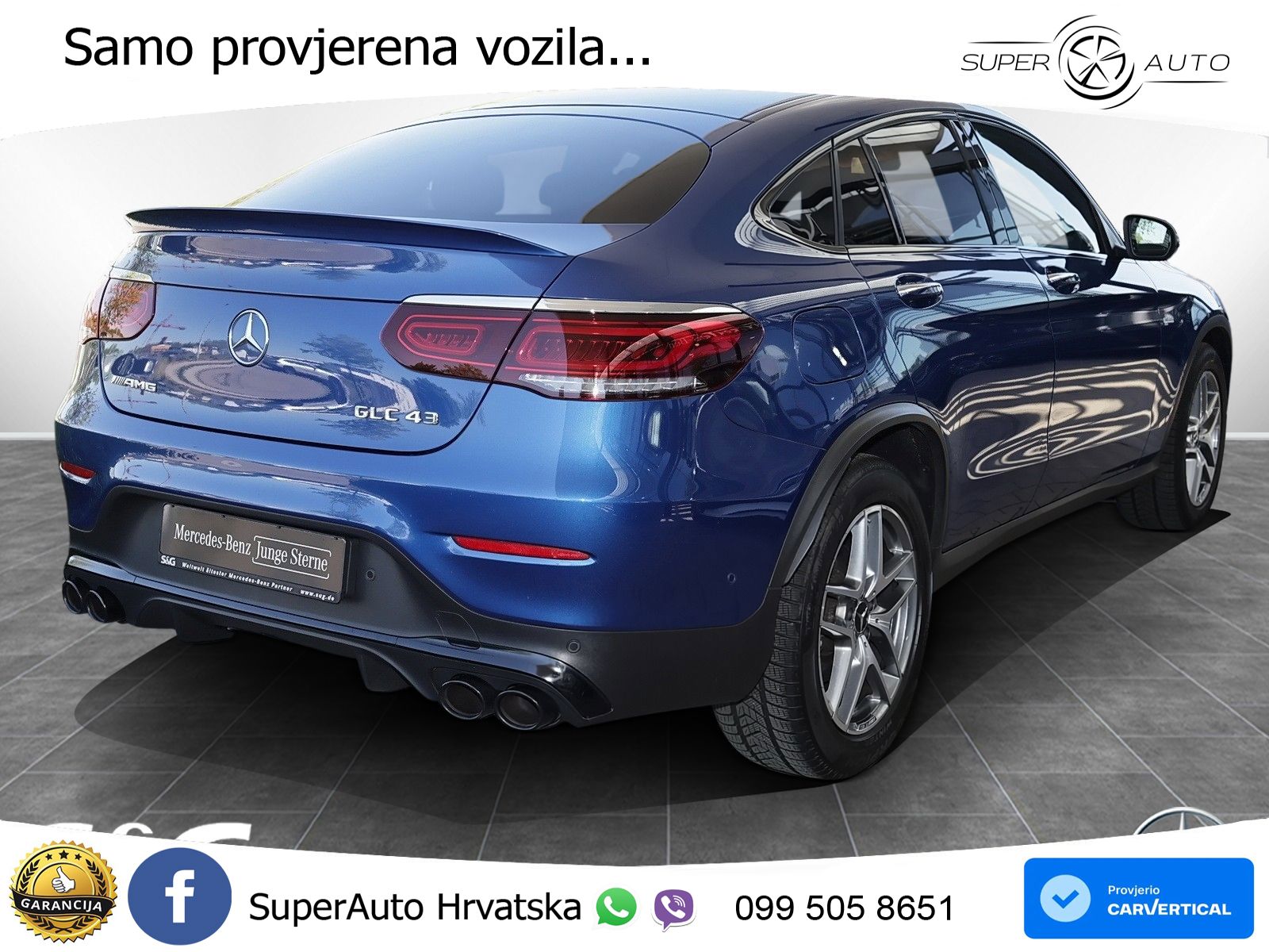 Mercedes GLC Coupe AMG 43 V6 (390 KS) 4MATIC TCT LED+GR SJED+ACC