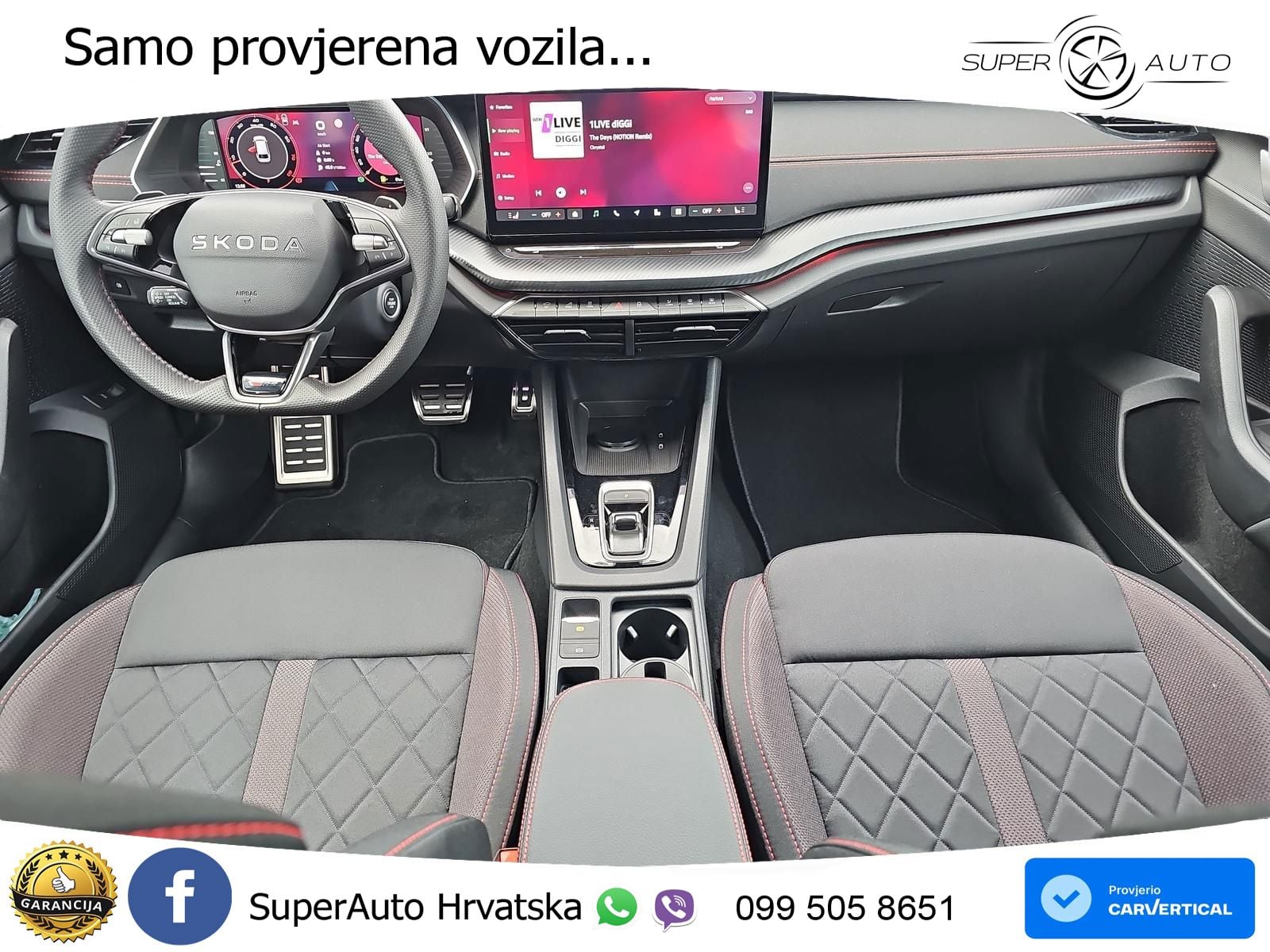 Škoda Octavia Combi RS 2.0 TSI (265 KS) DSG MATRIX+GR SJED+KAM