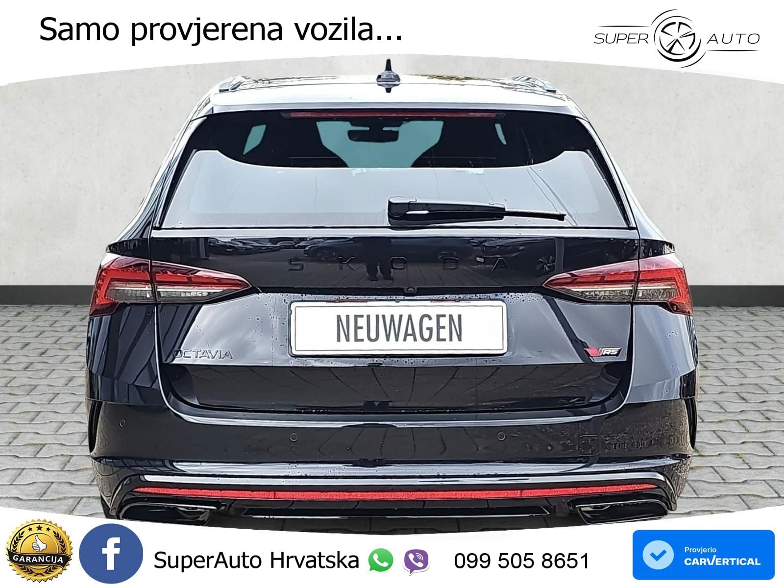 Škoda Octavia Combi RS 2.0 TSI (265 KS) DSG MATRIX+GR SJED+KAM
