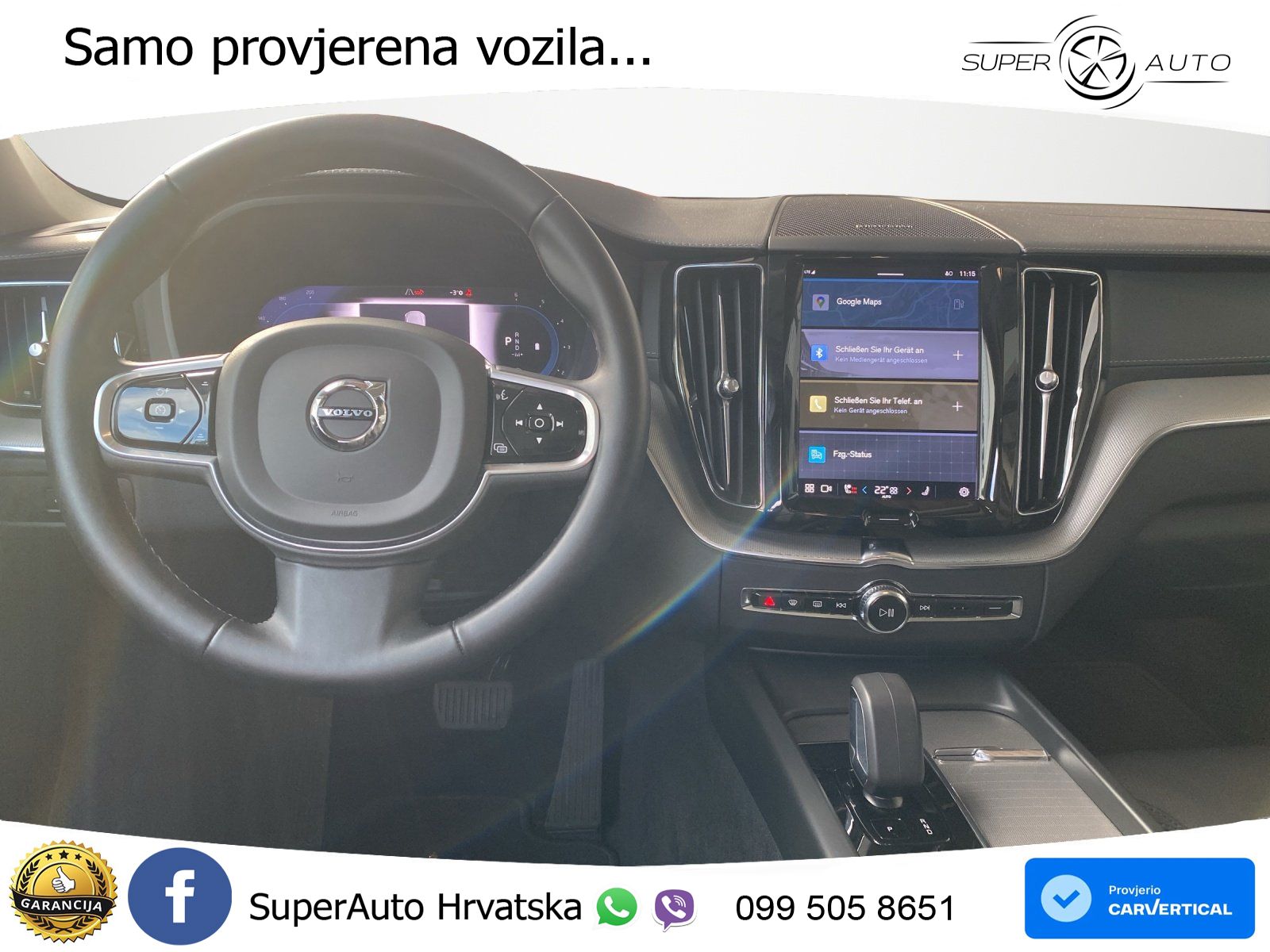 Volvo XC60 B5 Diesel AWD Geartronic ACC+HEAD+4xGR SJED+360+PANO