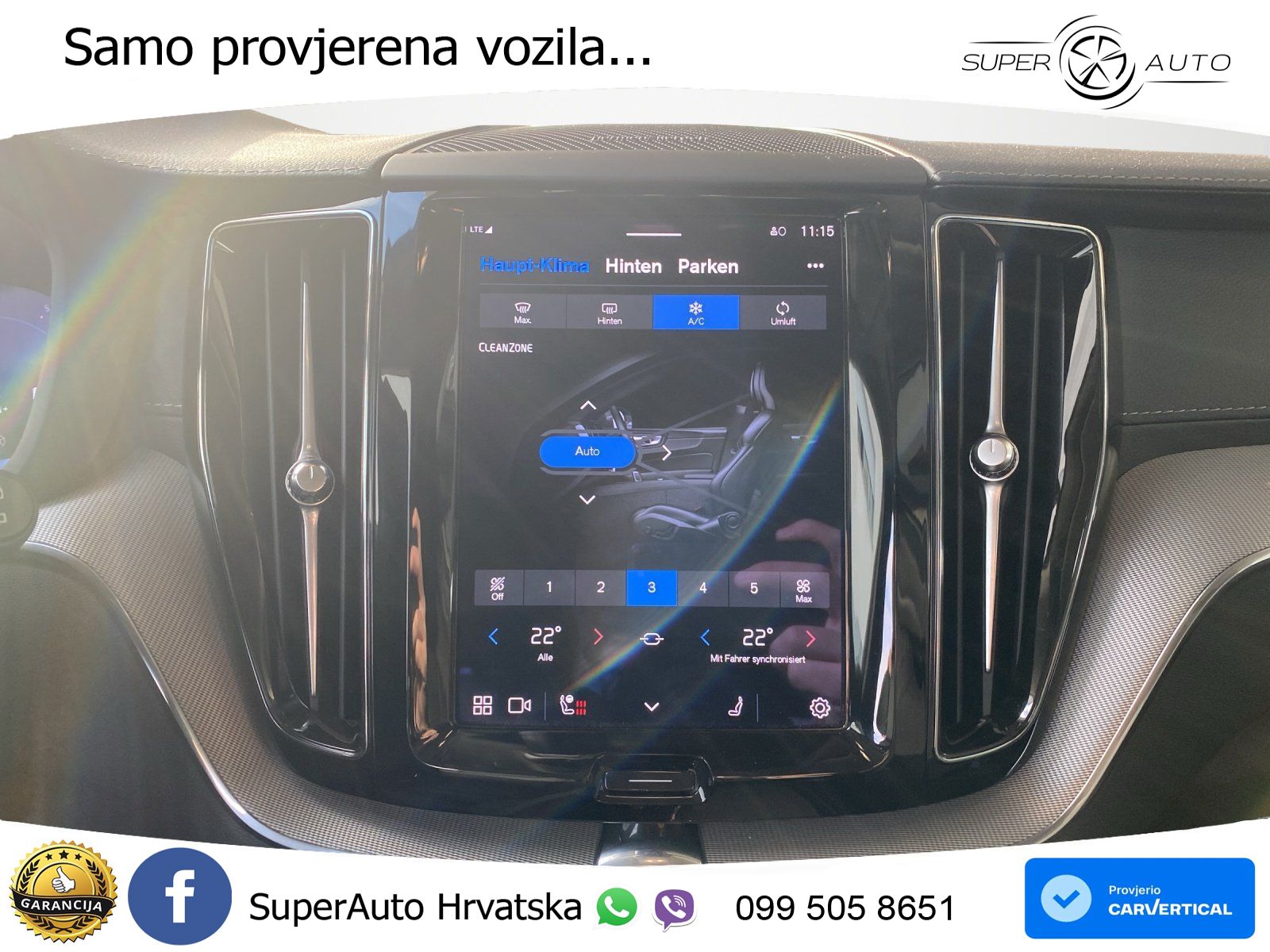 Volvo XC60 B5 Diesel AWD Geartronic ACC+HEAD+4xGR SJED+360+PANO
