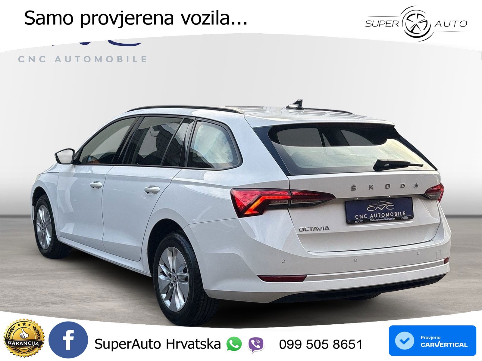 Škoda Octavia Combi 2.0 TDI (150 KS) DSG LED+GR SJED+ACC