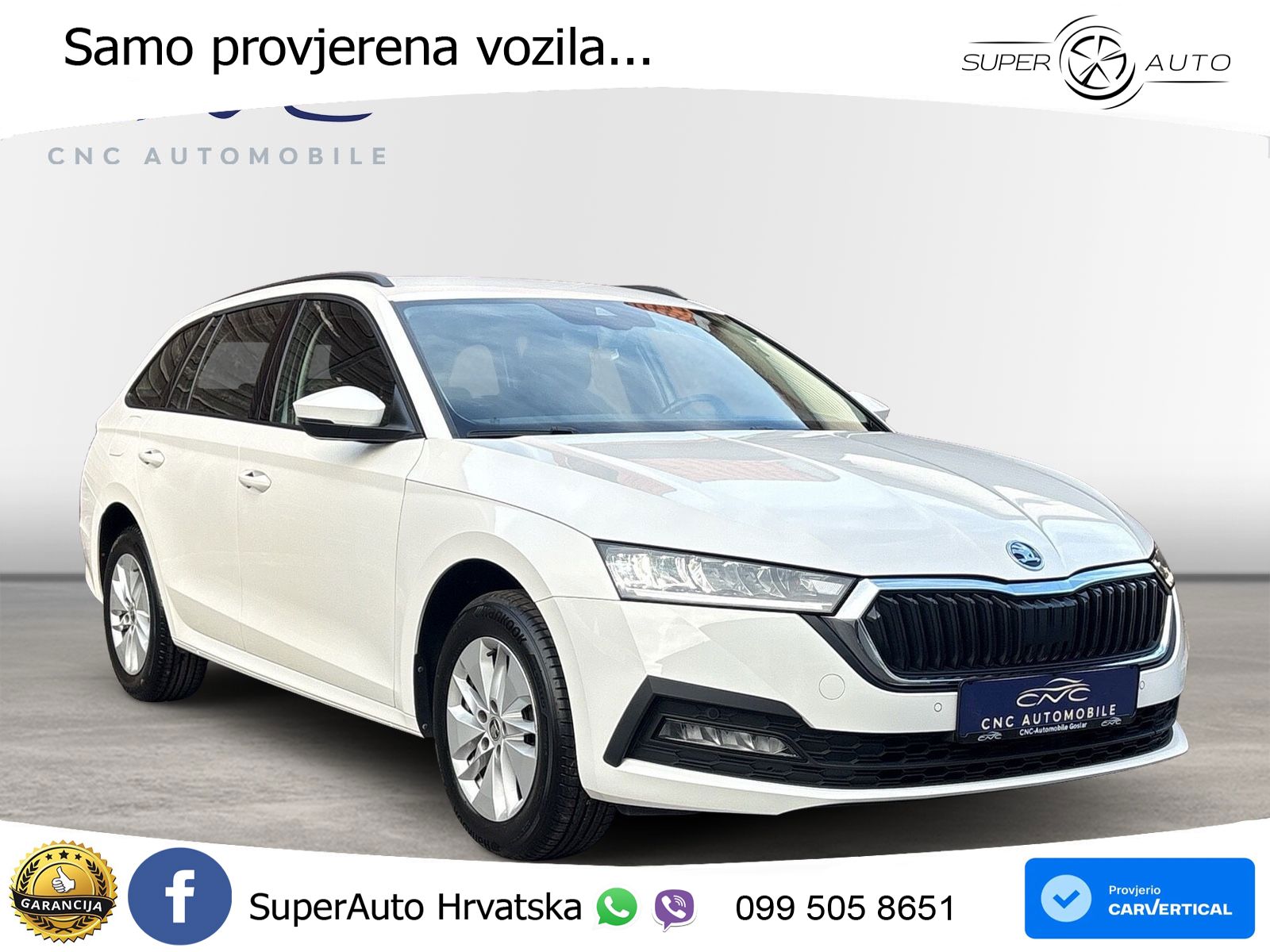Škoda Octavia Combi 2.0 TDI (150 KS) DSG LED+GR SJED+ACC