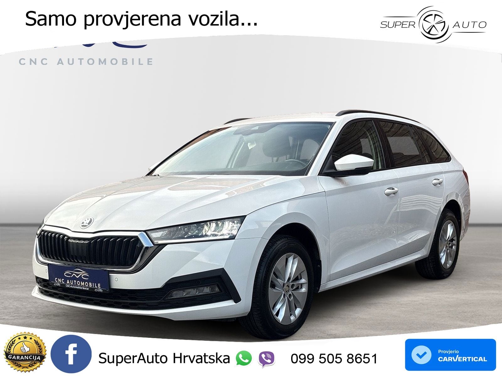 Škoda Octavia Combi 2.0 TDI (150 KS) DSG LED+GR SJED+ACC