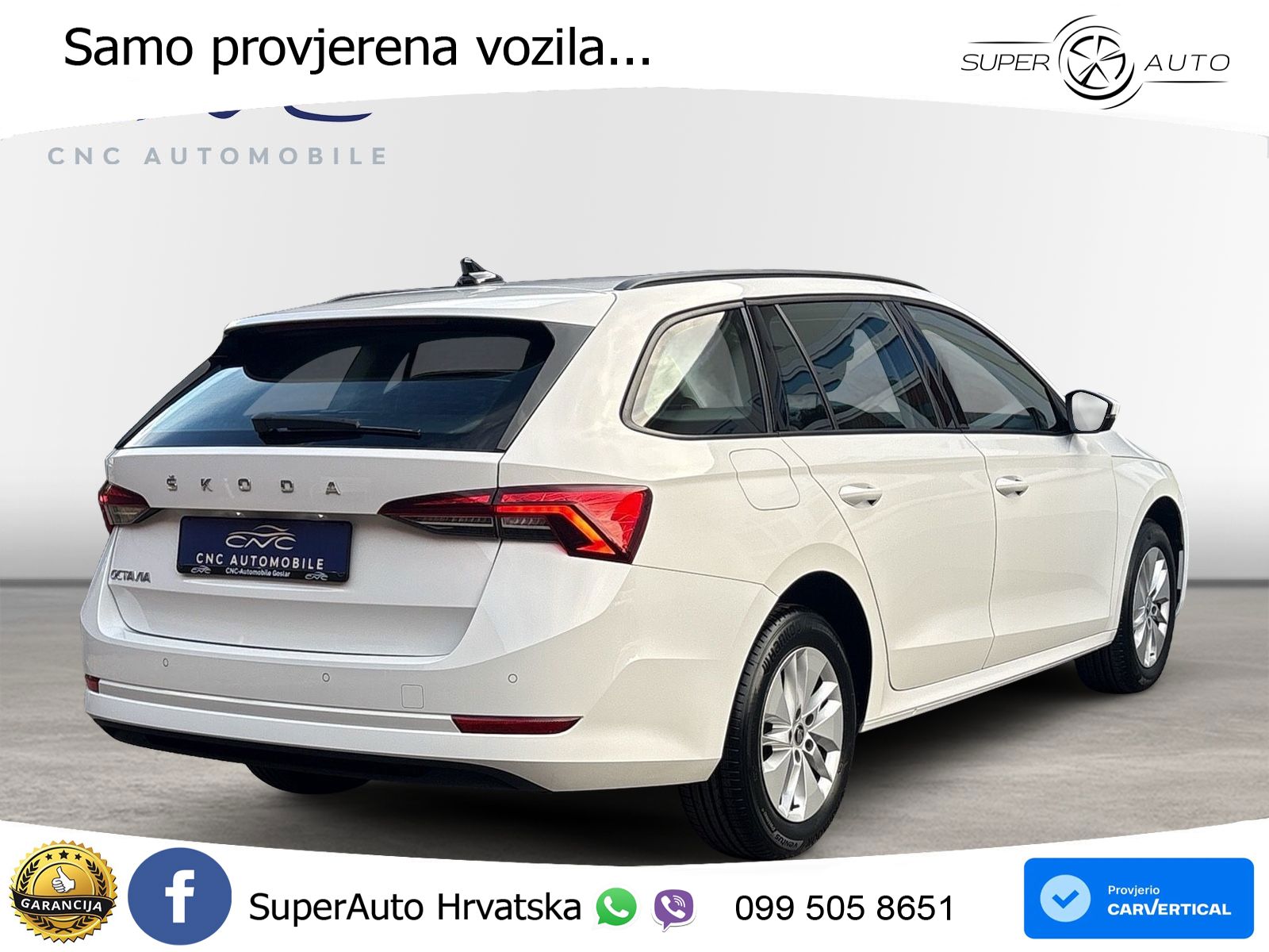 Škoda Octavia Combi 2.0 TDI (150 KS) DSG LED+GR SJED+ACC