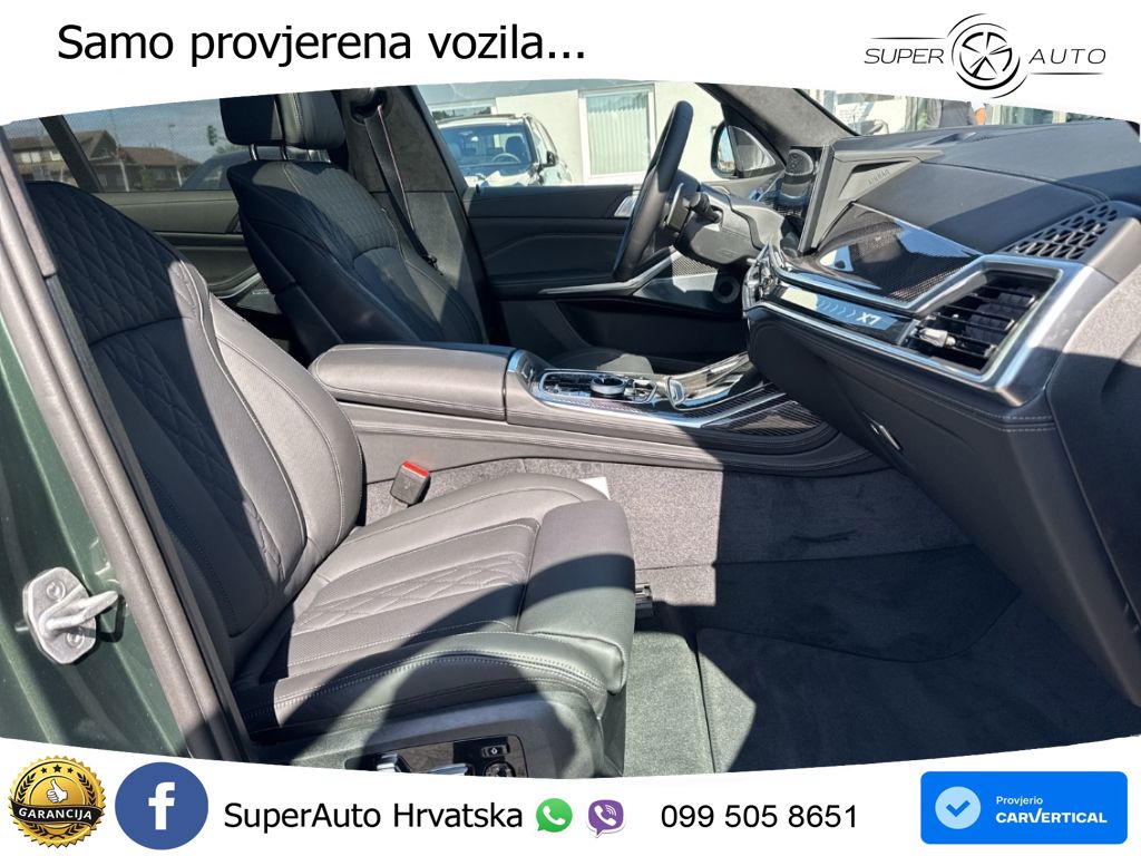 BMW X7 40d (352 KS) xDrive Steptronic M Sport ZRAČNI+ACC+GR SJED+KAM+PANO