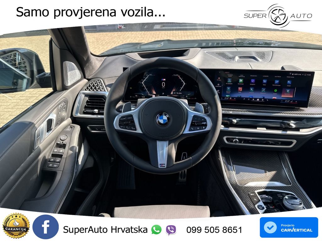 BMW X7 40d (352 KS) xDrive Steptronic M Sport ZRAČNI+ACC+GR SJED+KAM+PANO
