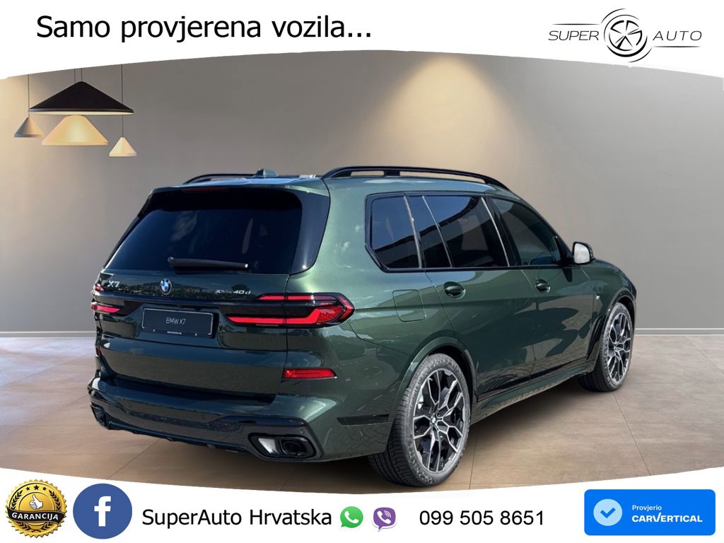 BMW X7 40d (352 KS) xDrive Steptronic M Sport ZRAČNI+ACC+GR SJED+KAM+PANO