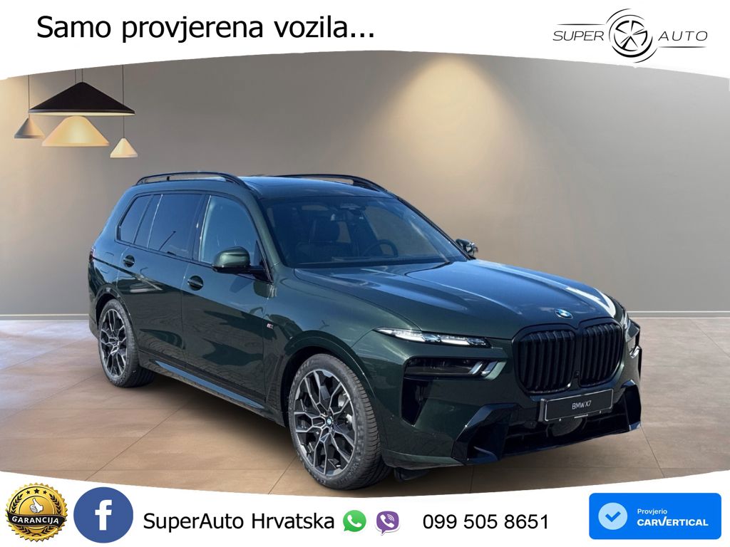 BMW X7 40d (352 KS) xDrive Steptronic M Sport ZRAČNI+ACC+GR SJED+KAM+PANO