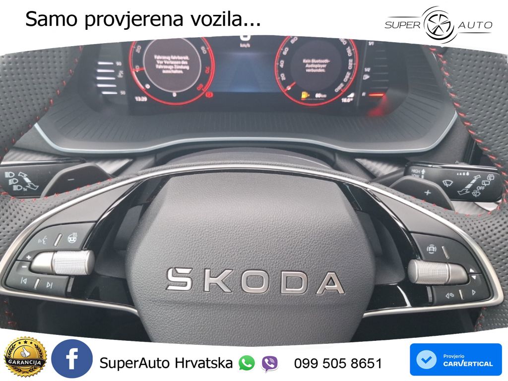 Škoda Octavia Combi RS 2.0 TSI (265 KS) DSG MATRIX+GR SJED+KAM