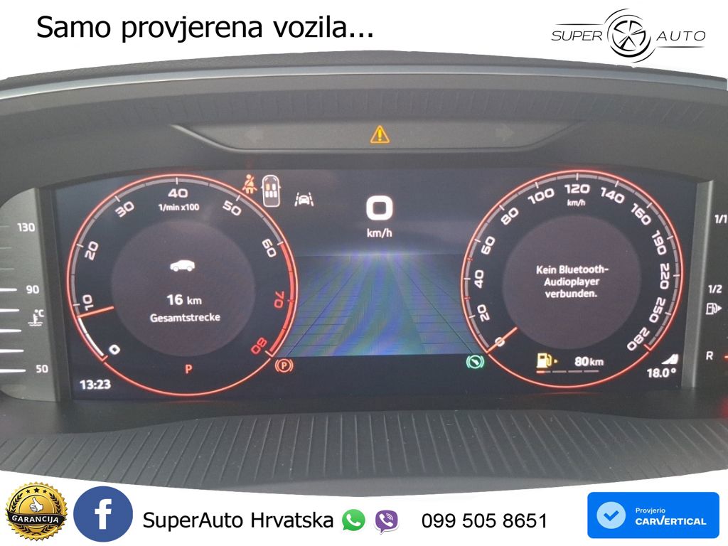 Škoda Octavia Combi RS 2.0 TSI (265 KS) DSG MATRIX+GR SJED+KAM