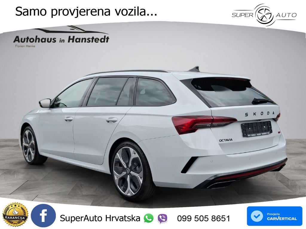 Škoda Octavia Combi RS 2.0 TSI (265 KS) DSG MATRIX+GR SJED+KAM