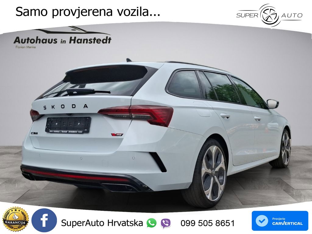 Škoda Octavia Combi RS 2.0 TSI (265 KS) DSG MATRIX+GR SJED+KAM
