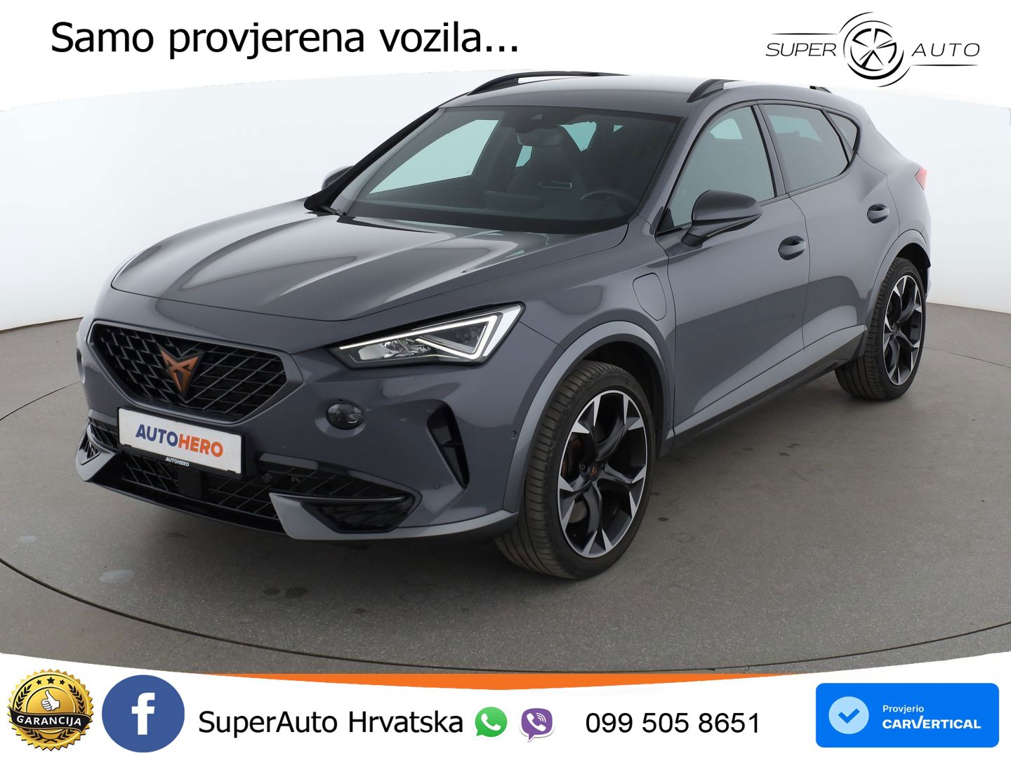 Cupra Formentor 1.4 TSI (245 KS) e-Hybrid DSG VZ LED+GR SJED+ACC
