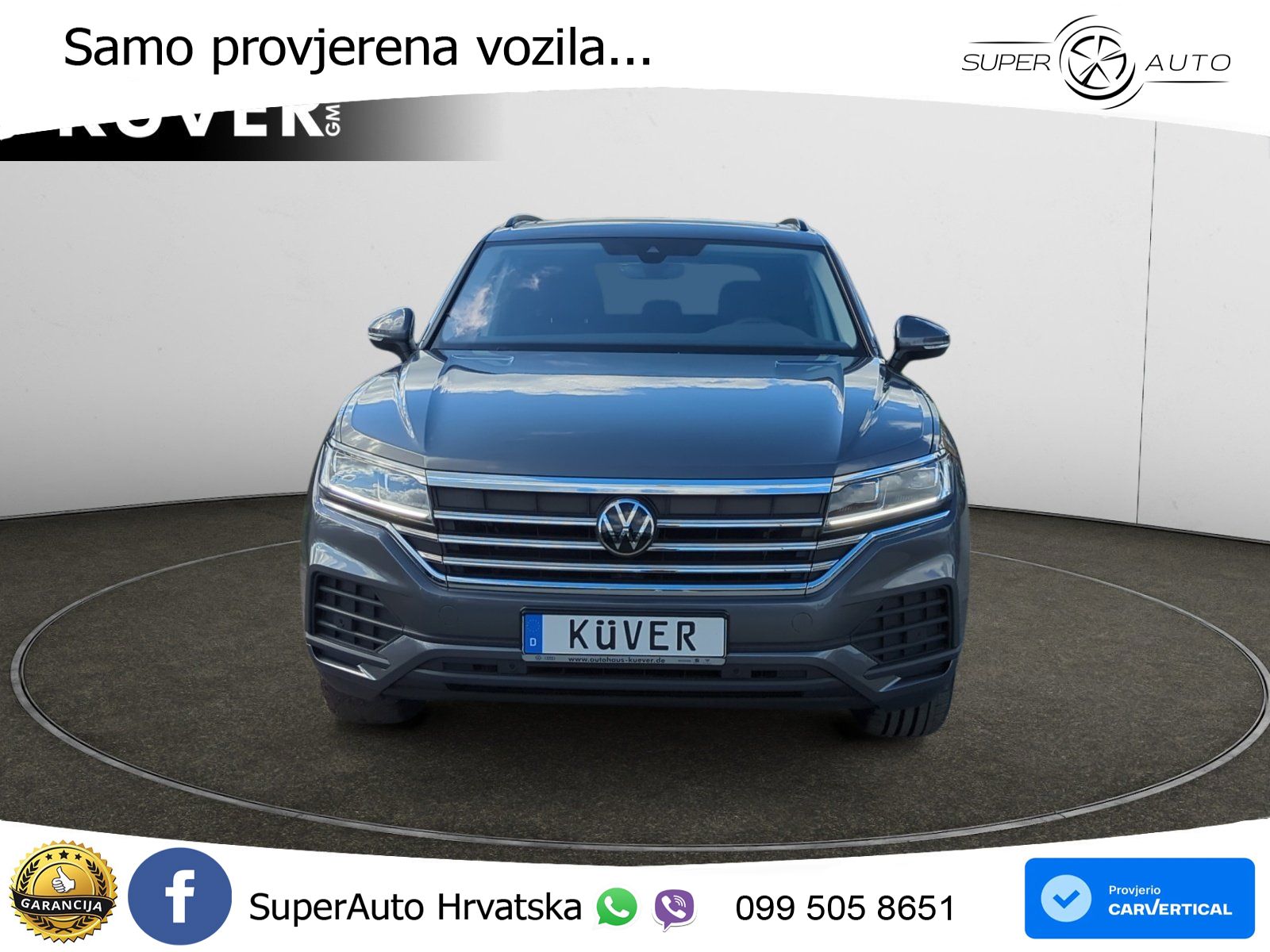 Volkswagen Touareg 3.0 V6 TDI (286 KS) 4MOTION Tiptronic ZRAČNI+ACC+GR SJED+KAM+PANO