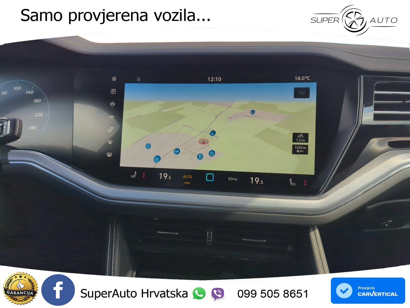 Volkswagen Touareg 3.0 V6 TDI (286 KS) 4MOTION Tiptronic ZRAČNI+ACC+GR SJED+KAM+PANO