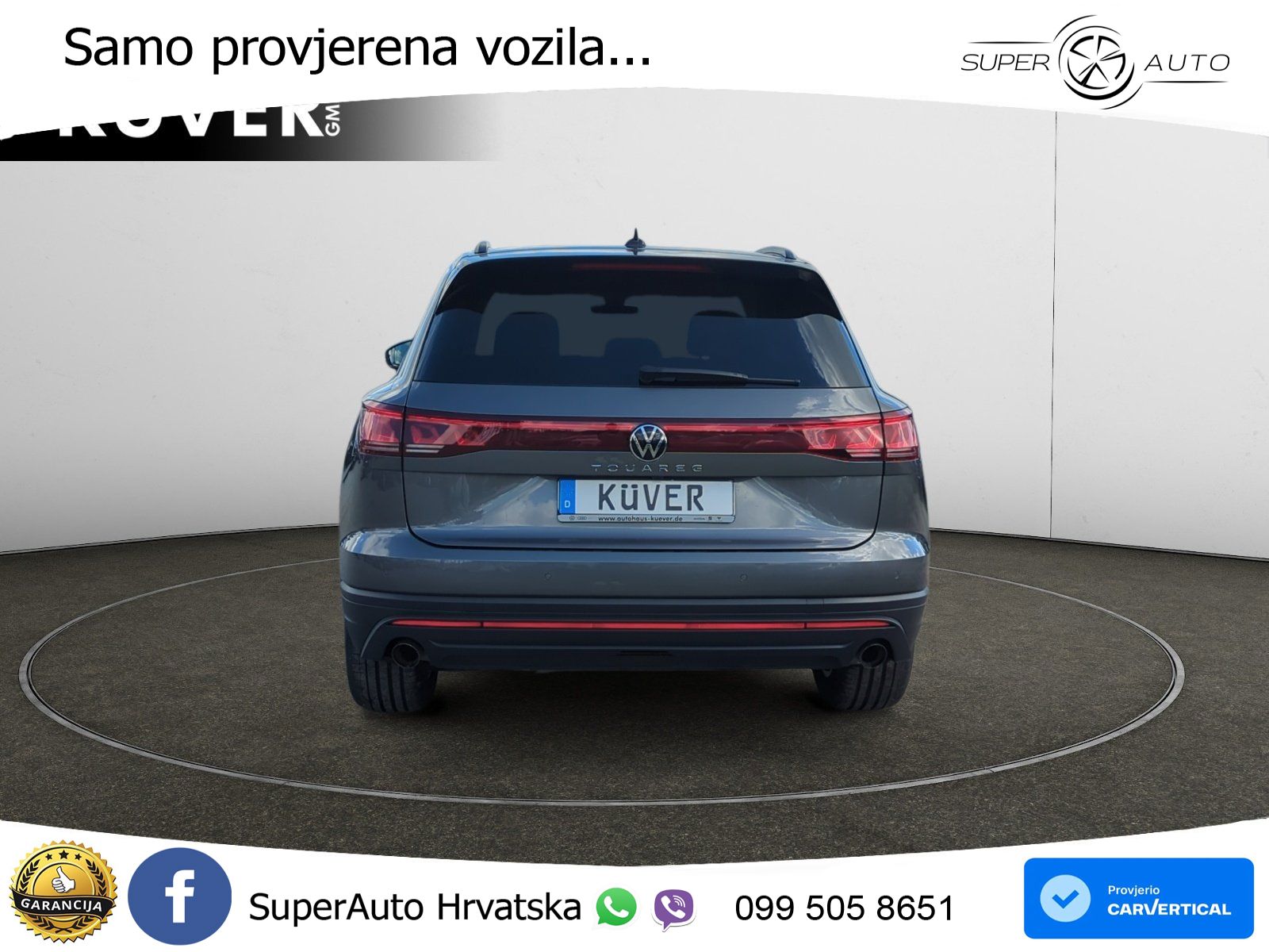 Volkswagen Touareg 3.0 V6 TDI (286 KS) 4MOTION Tiptronic ZRAČNI+ACC+GR SJED+KAM+PANO