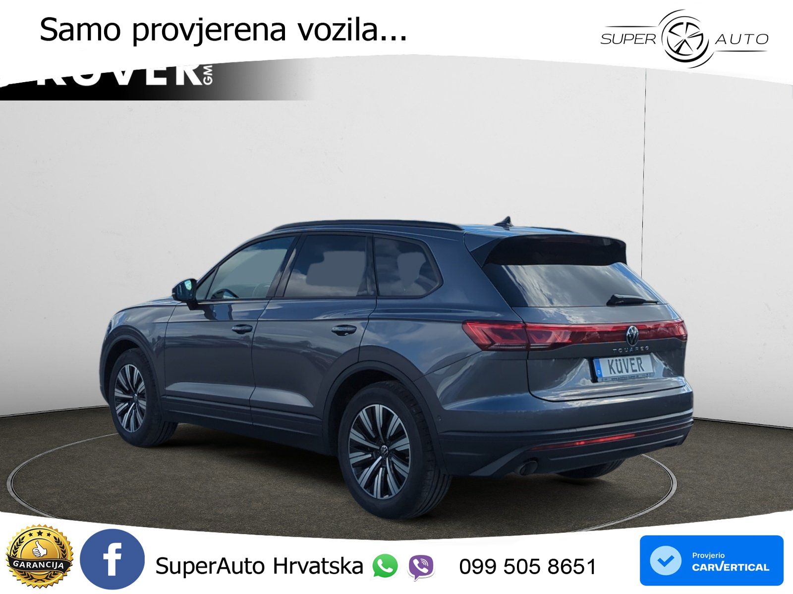 Volkswagen Touareg 3.0 V6 TDI (286 KS) 4MOTION Tiptronic ZRAČNI+ACC+GR SJED+KAM+PANO