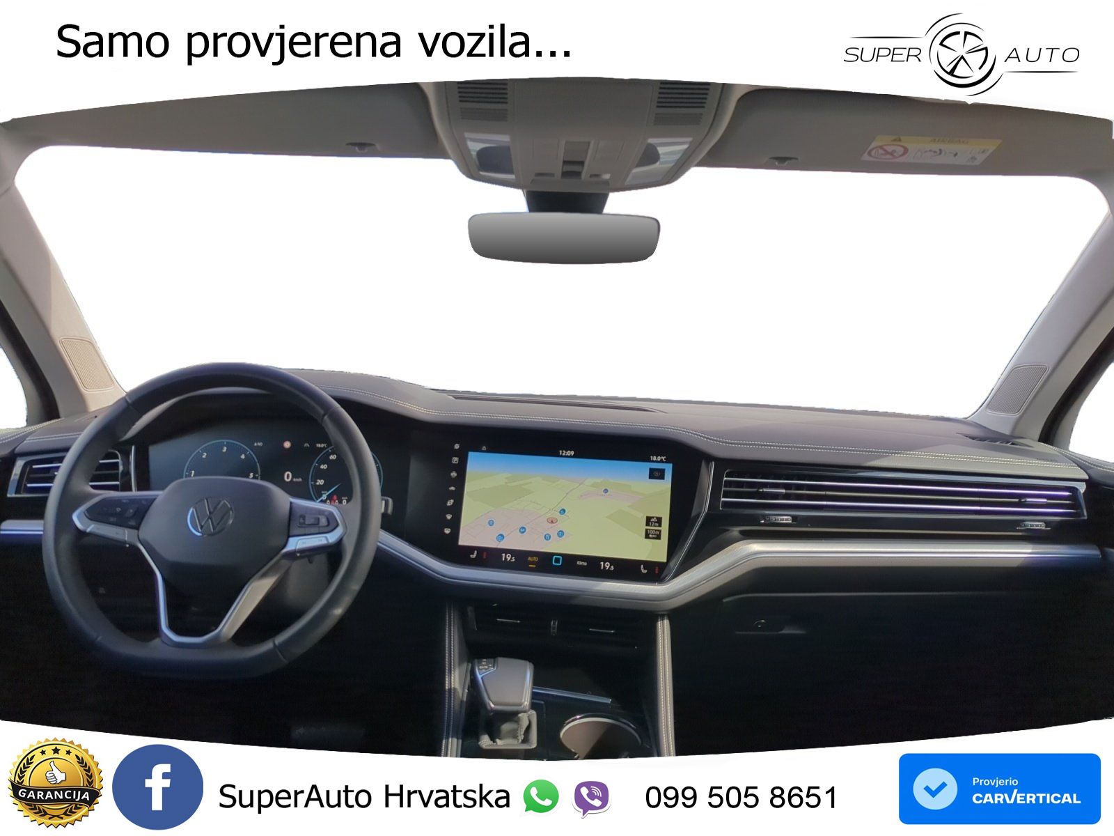 Volkswagen Touareg 3.0 V6 TDI (286 KS) 4MOTION Tiptronic ZRAČNI+ACC+GR SJED+KAM+PANO