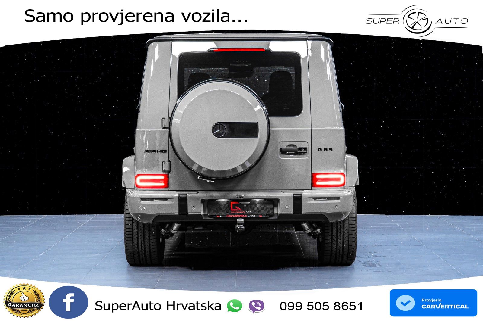 Mercedes AMG G 63 Long V8 (585 KS) 4MATIC 9G-TRONIC AMG SPEEDSHIFT TCT LED+GR SJED+ACC