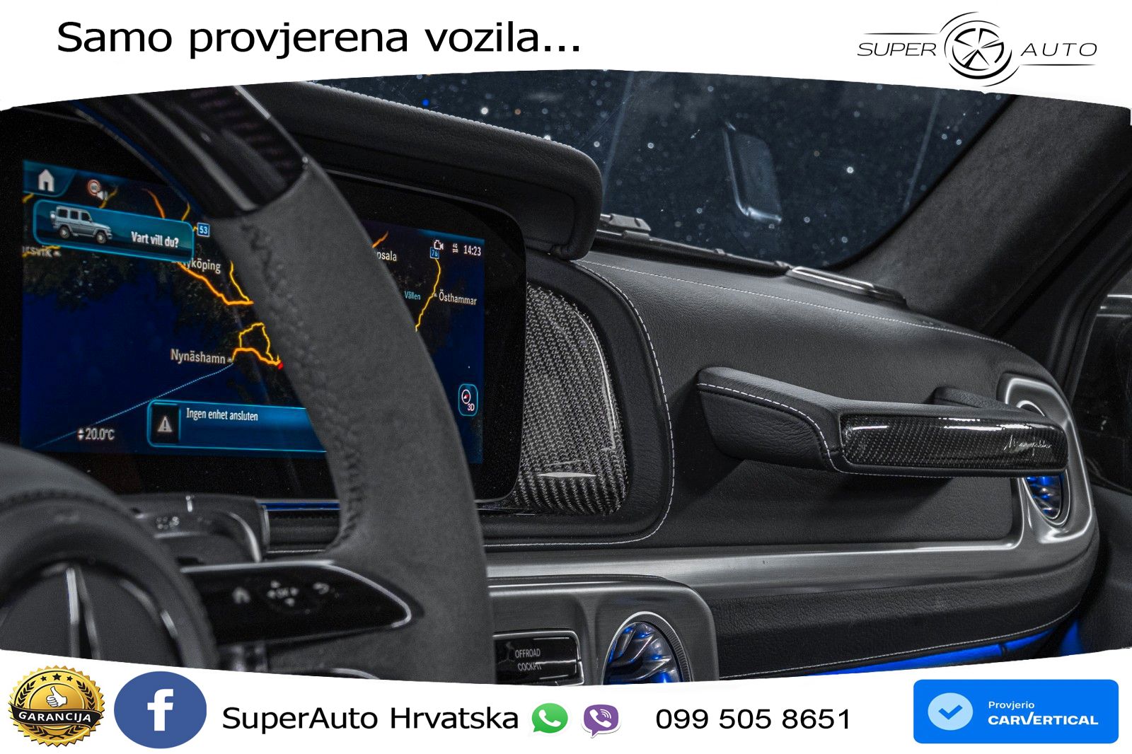 Mercedes AMG G 63 Long V8 (585 KS) 4MATIC 9G-TRONIC AMG SPEEDSHIFT TCT LED+GR SJED+ACC