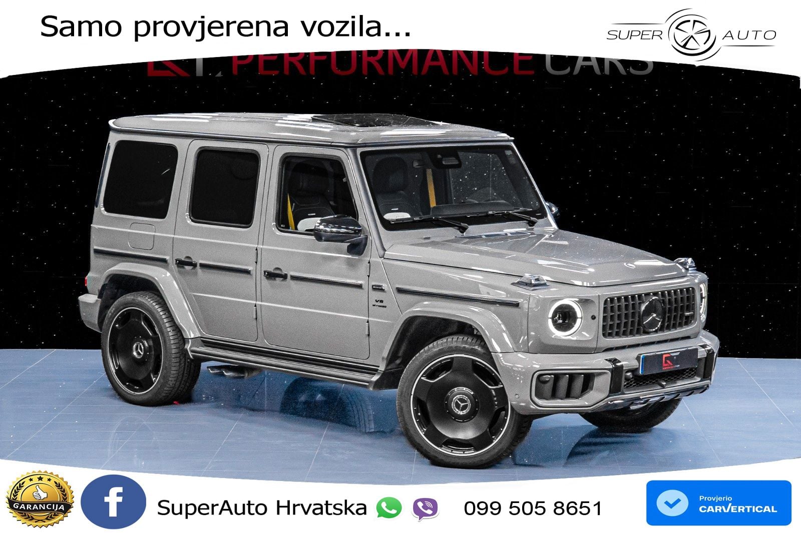 Mercedes AMG G 63 Long V8 (585 KS) 4MATIC 9G-TRONIC AMG SPEEDSHIFT TCT LED+GR SJED+ACC