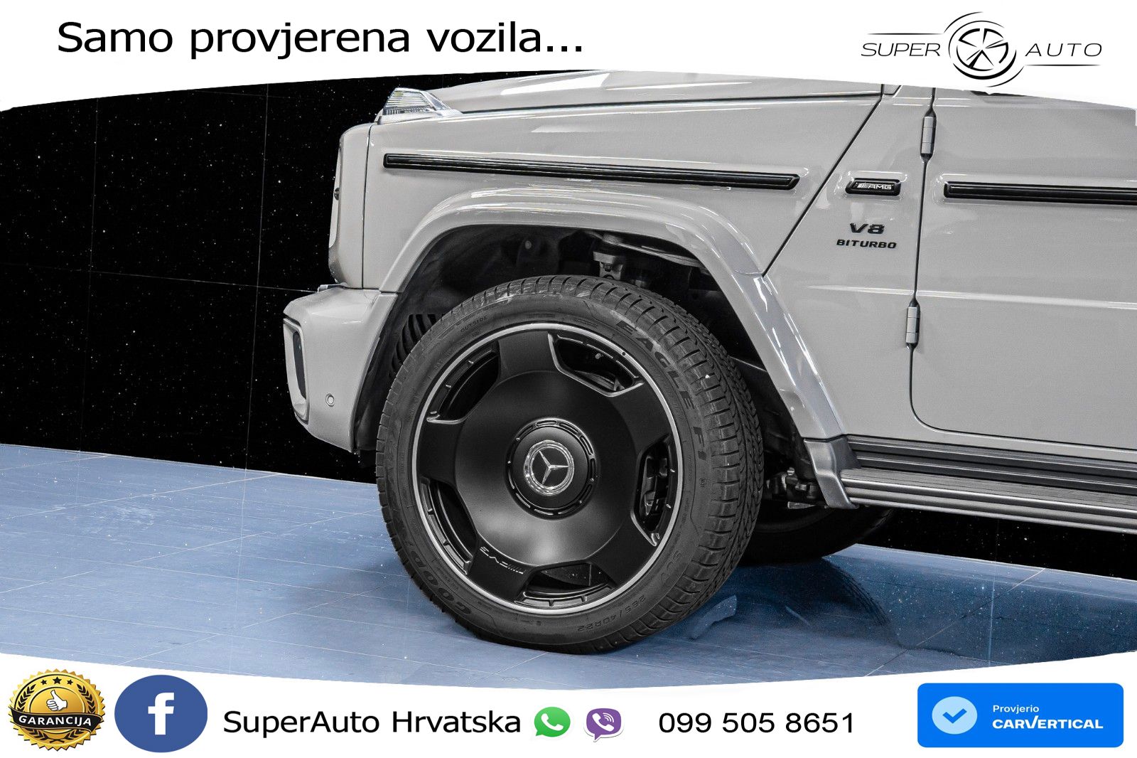 Mercedes AMG G 63 Long V8 (585 KS) 4MATIC 9G-TRONIC AMG SPEEDSHIFT TCT LED+GR SJED+ACC