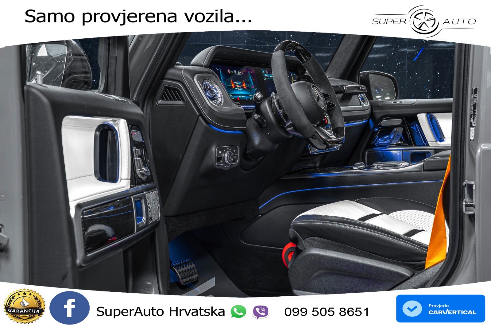 Mercedes AMG G 63 Long V8 (585 KS) 4MATIC 9G-TRONIC AMG SPEEDSHIFT TCT LED+GR SJED+ACC