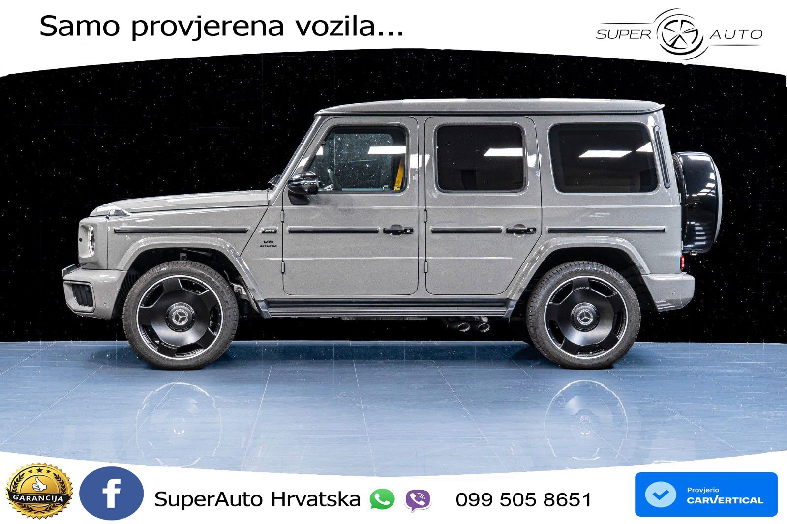 Mercedes AMG G 63 Long V8 (585 KS) 4MATIC 9G-TRONIC AMG SPEEDSHIFT TCT LED+GR SJED+ACC