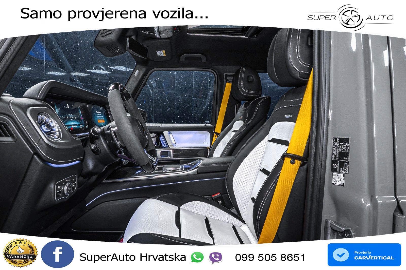 Mercedes AMG G 63 Long V8 (585 KS) 4MATIC 9G-TRONIC AMG SPEEDSHIFT TCT LED+GR SJED+ACC