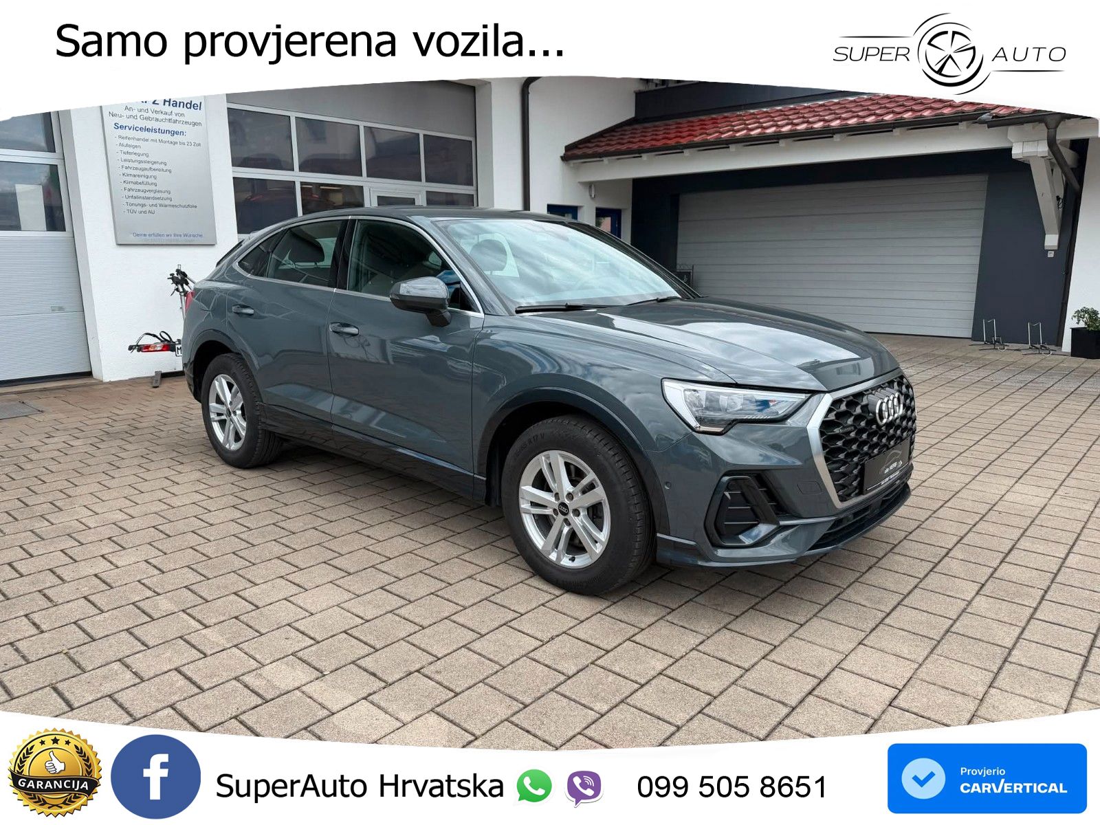 Audi Q3 Sportback 40 TDI (200 KS) quattro S tronic LED+GR SJED+ACC